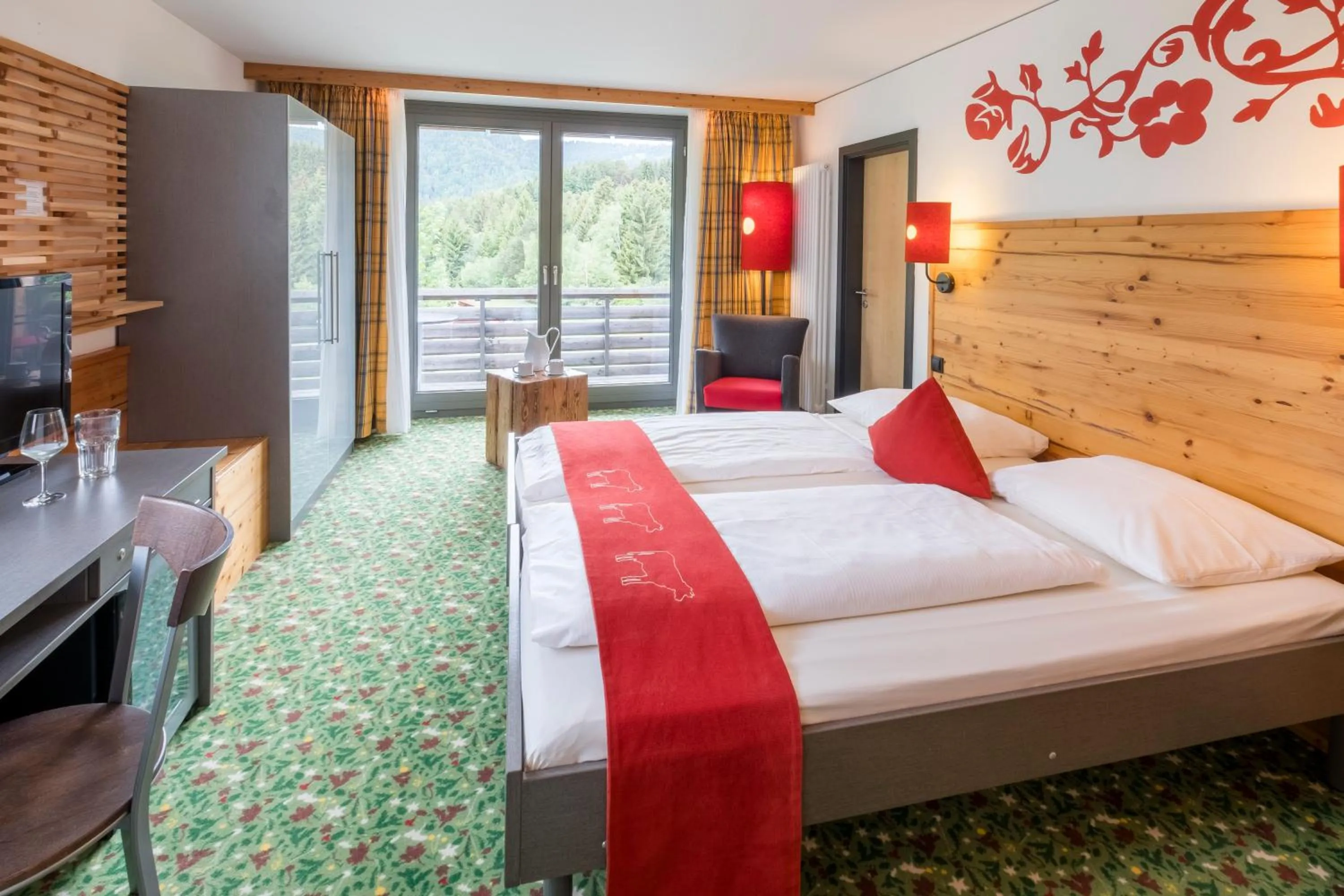 Photo of the whole room, Bed in Hotel Oberstdorf