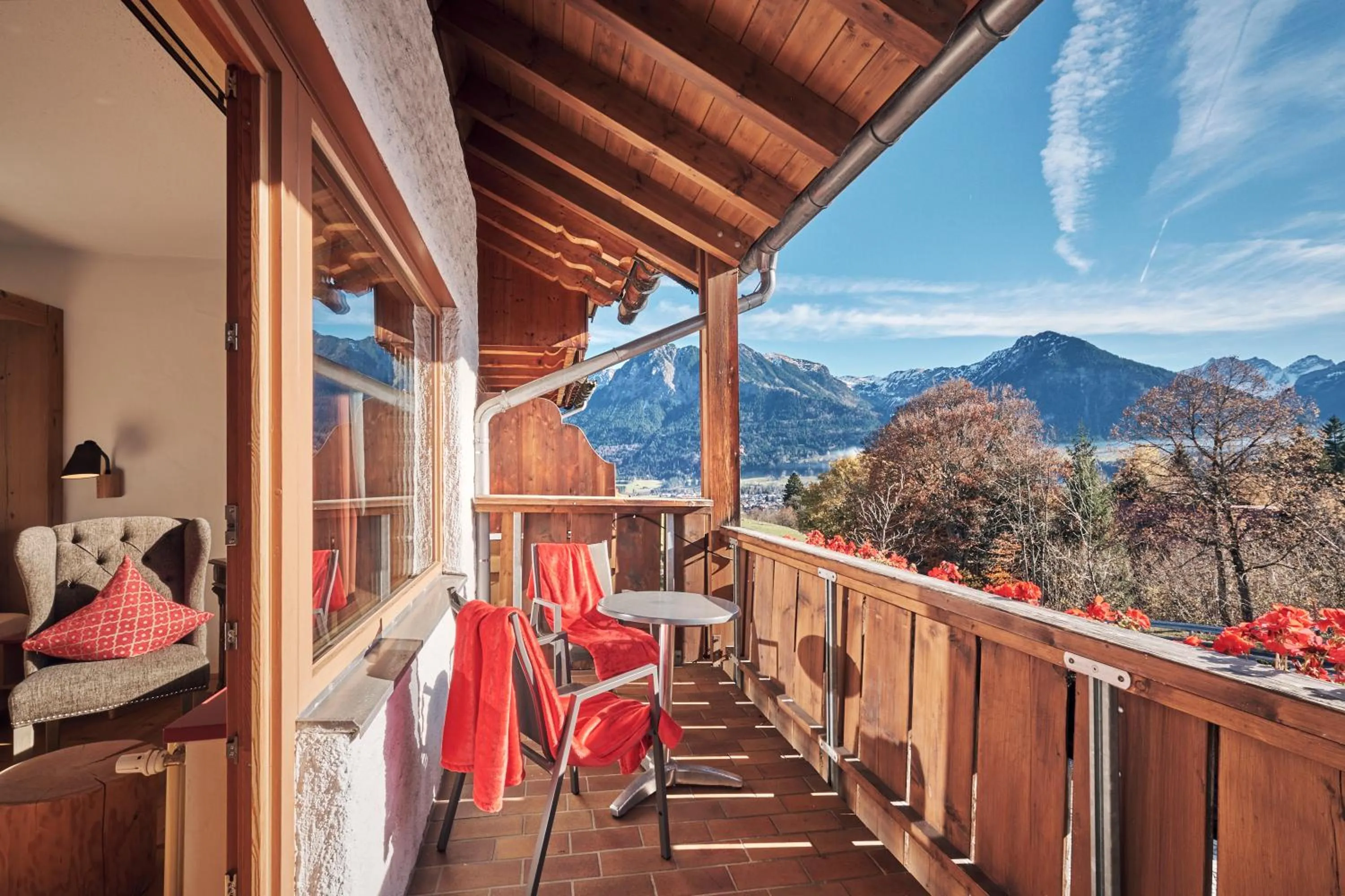 Balcony/Terrace in Hotel Oberstdorf