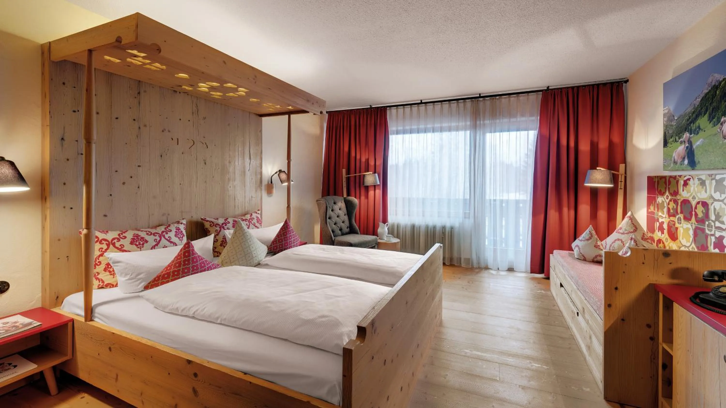 Bed in Hotel Oberstdorf