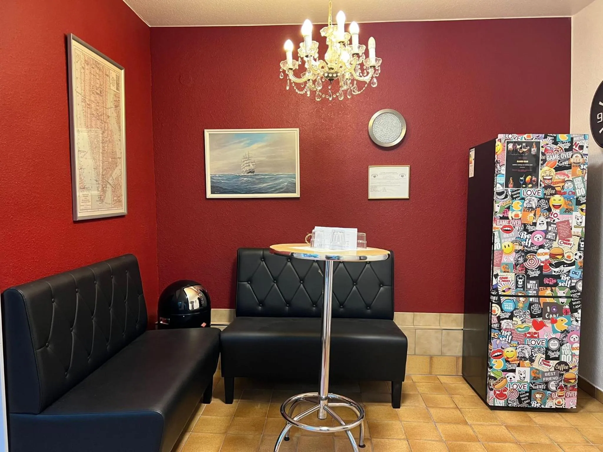 Seating area in Hotel Columbus und Glamping