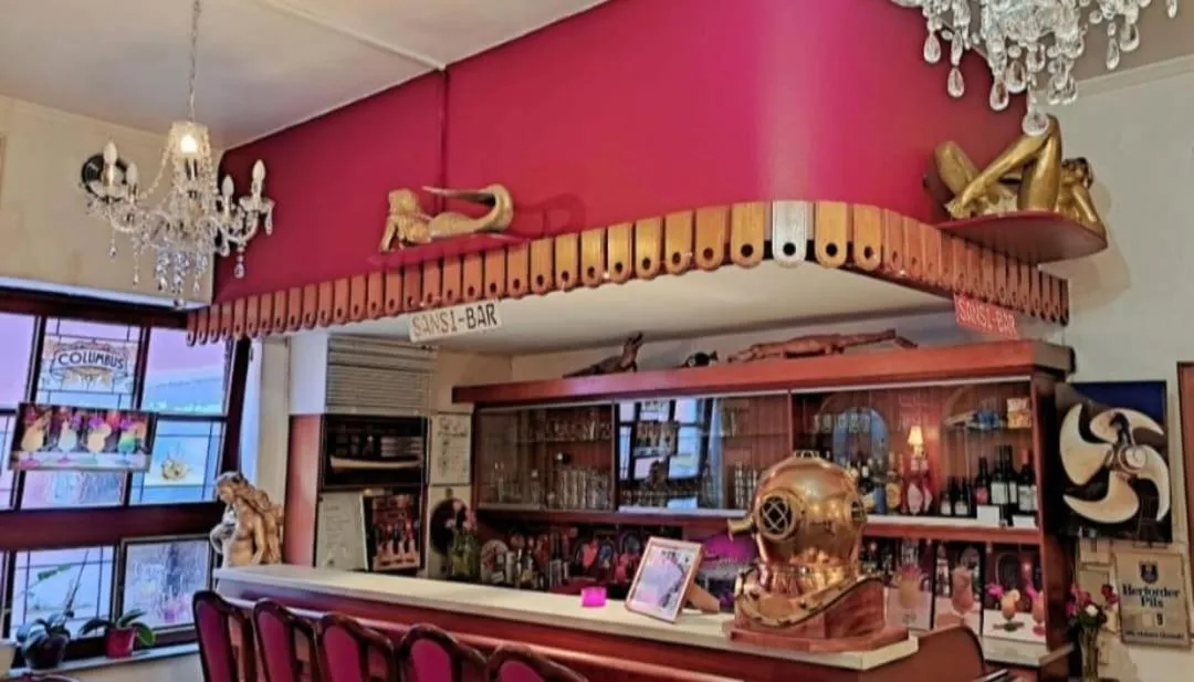 Lounge or bar in Hotel Columbus und Glamping