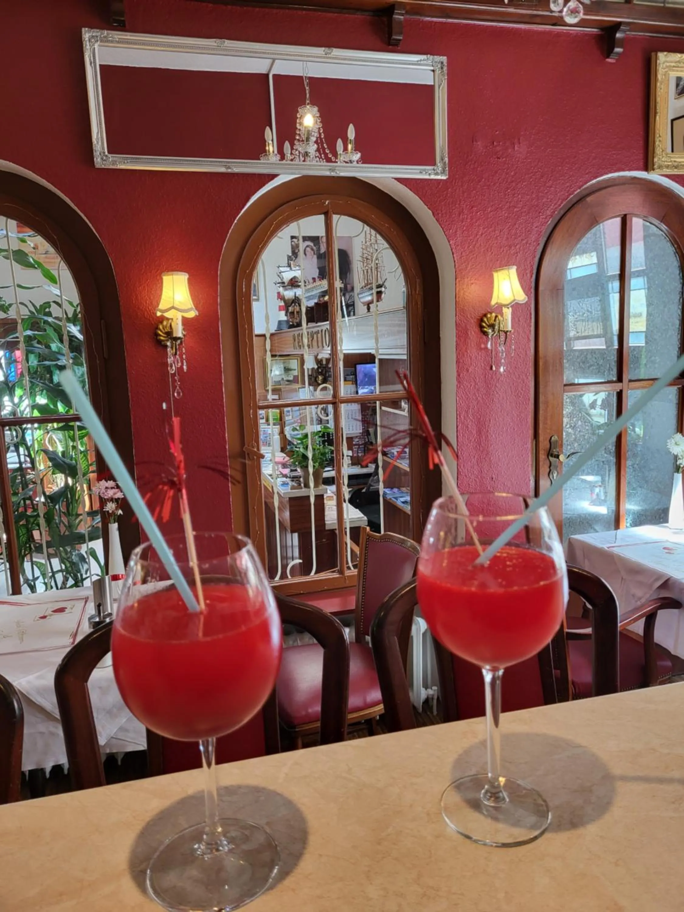 Lounge or bar in Hotel Columbus und Glamping