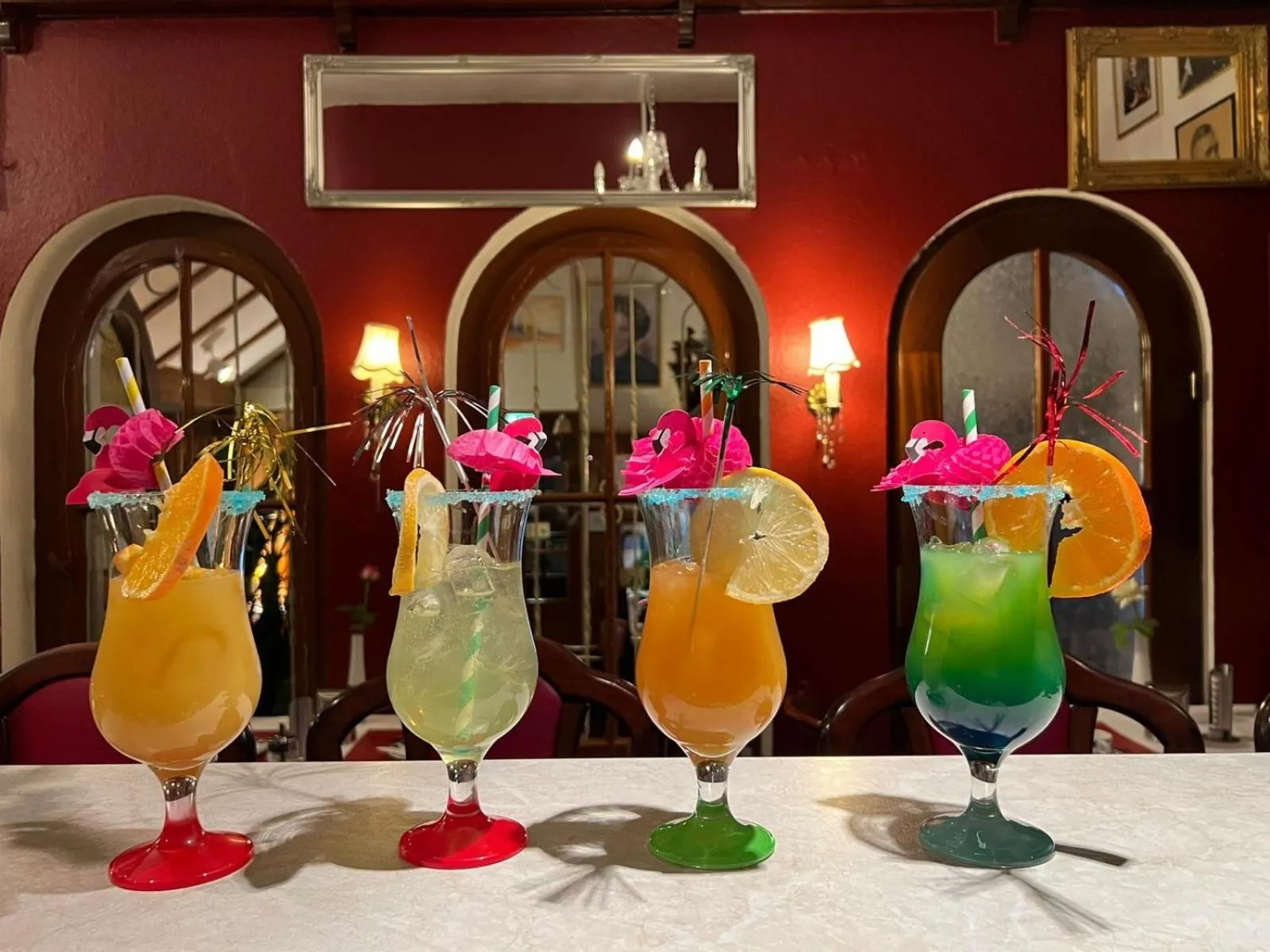 Drinks in Hotel Columbus und Glamping