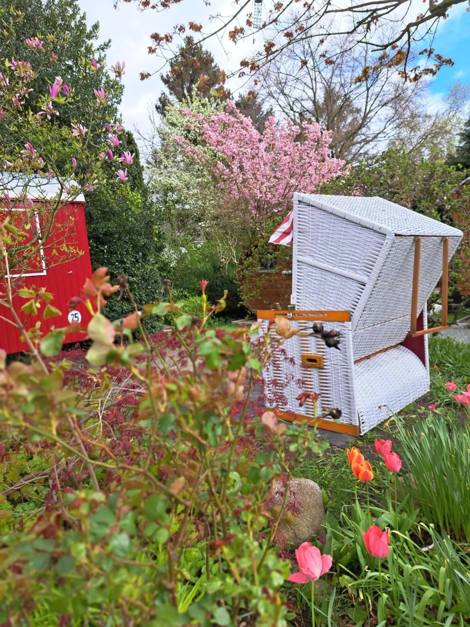 Garden in Hotel Columbus und Glamping