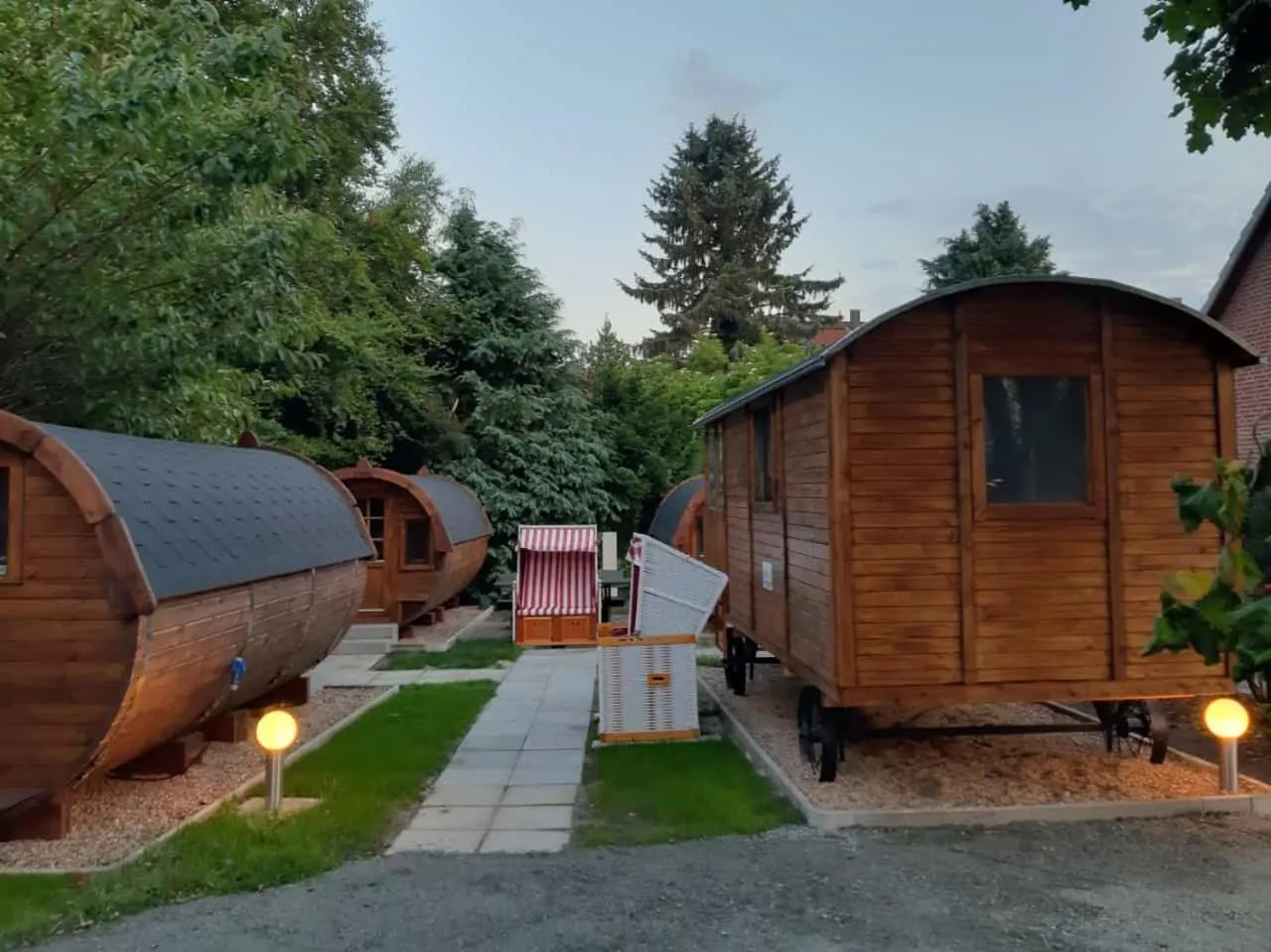 Property building in Hotel Columbus und Glamping