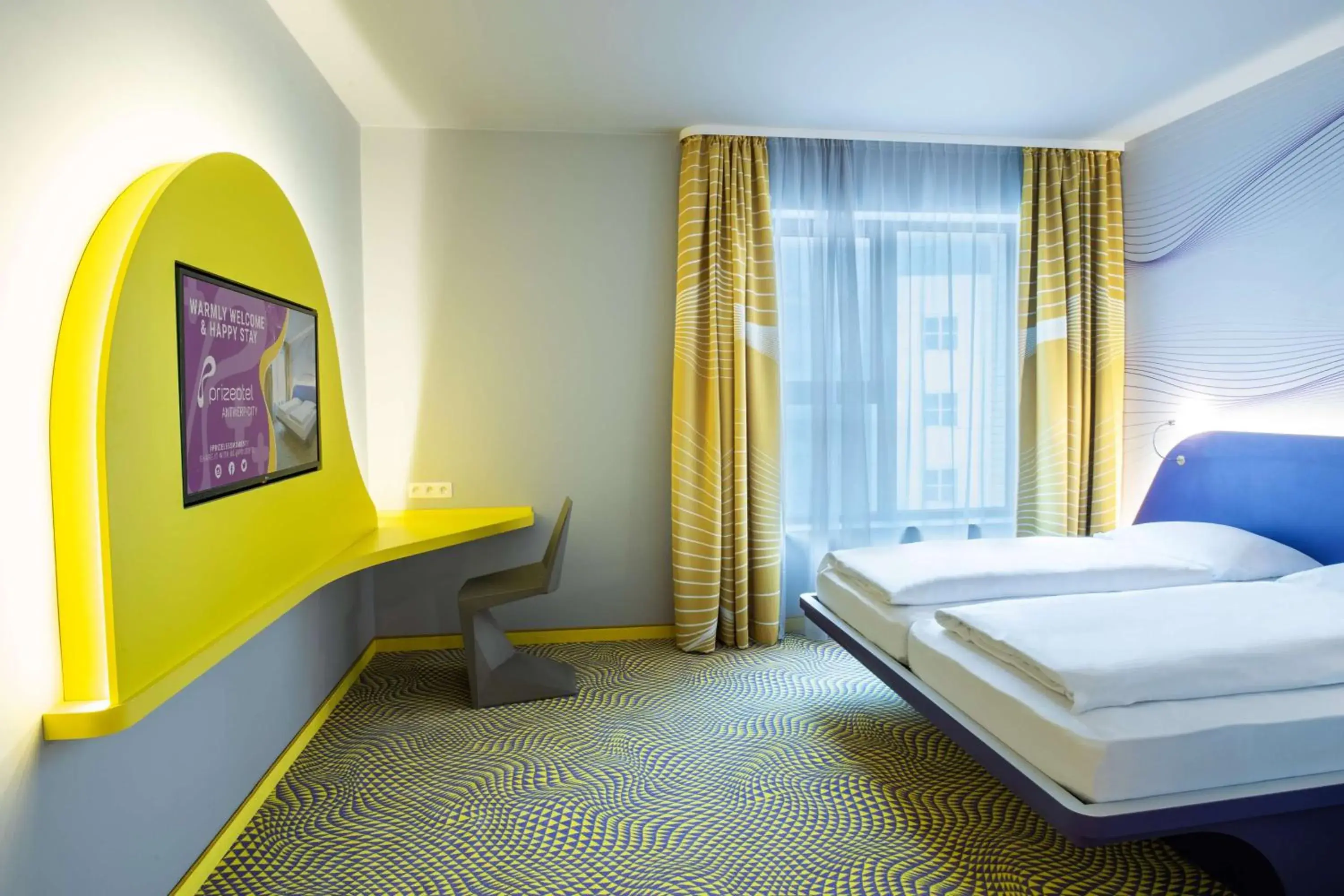 Bedroom, Bed in Prize by Radisson, Antwerp City Bedroom, Bed in Prize by Radisson, Antwerp City
