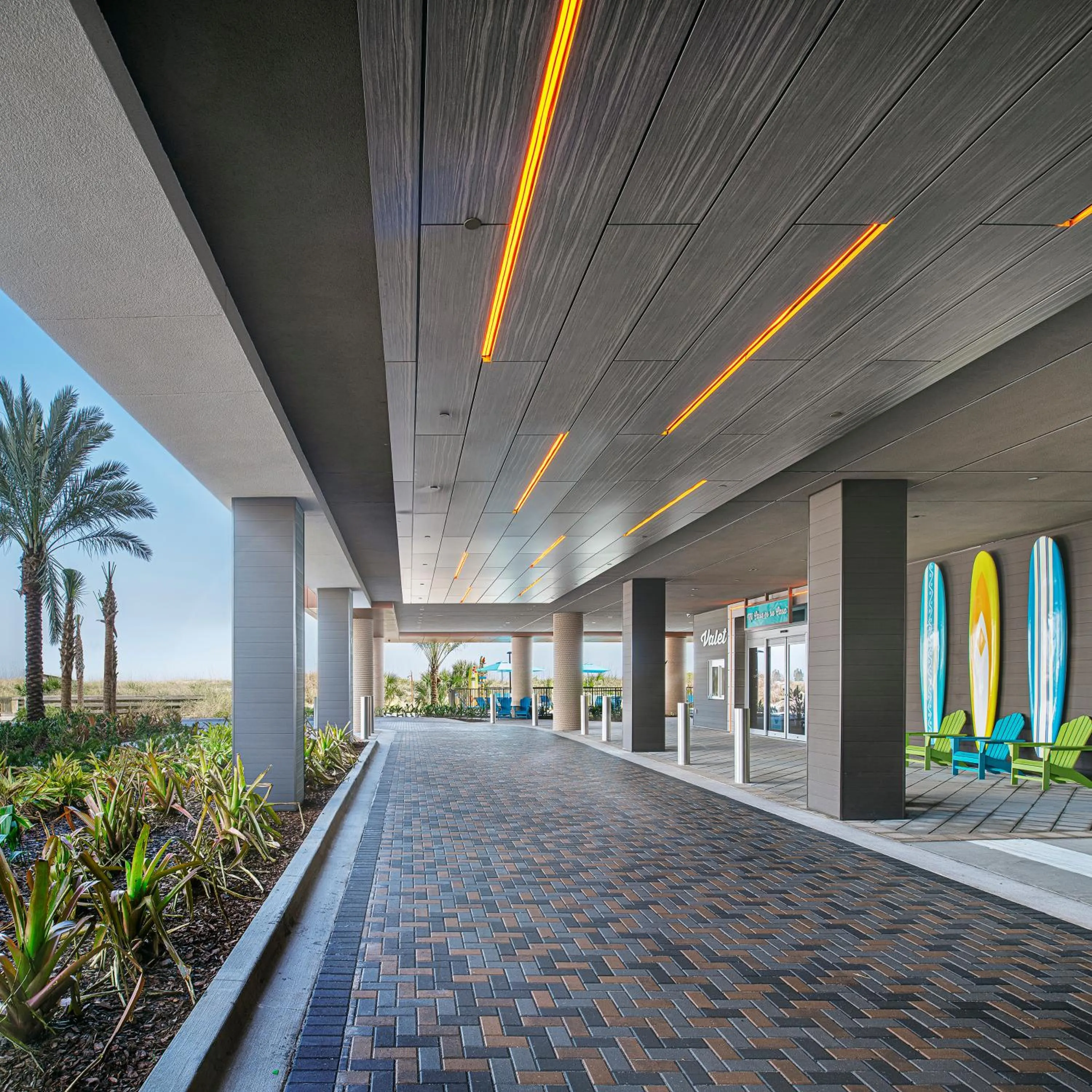 Facade/entrance in Margaritaville Jacksonville Beach