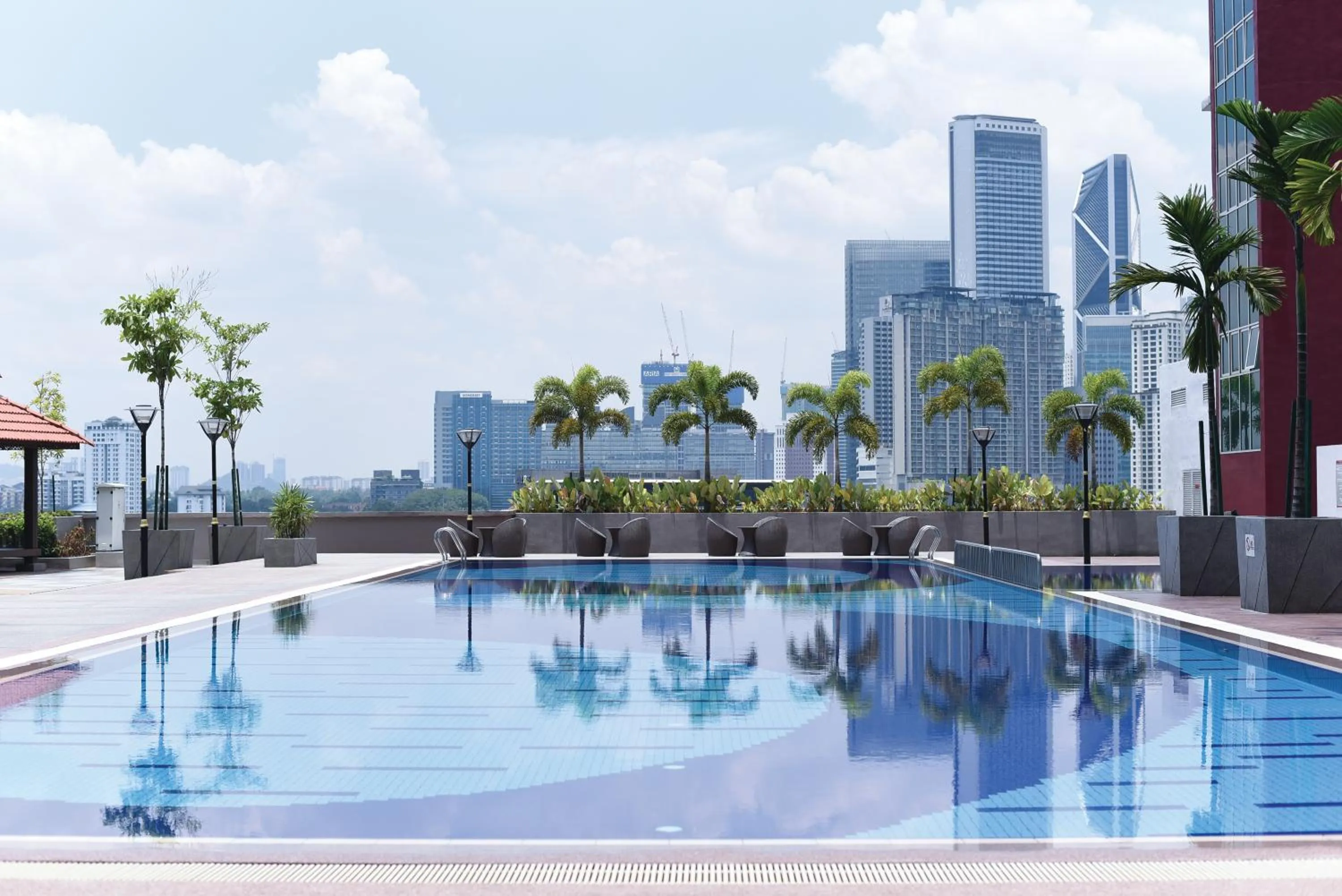 Swimming pool in UTM Hotel & Residence