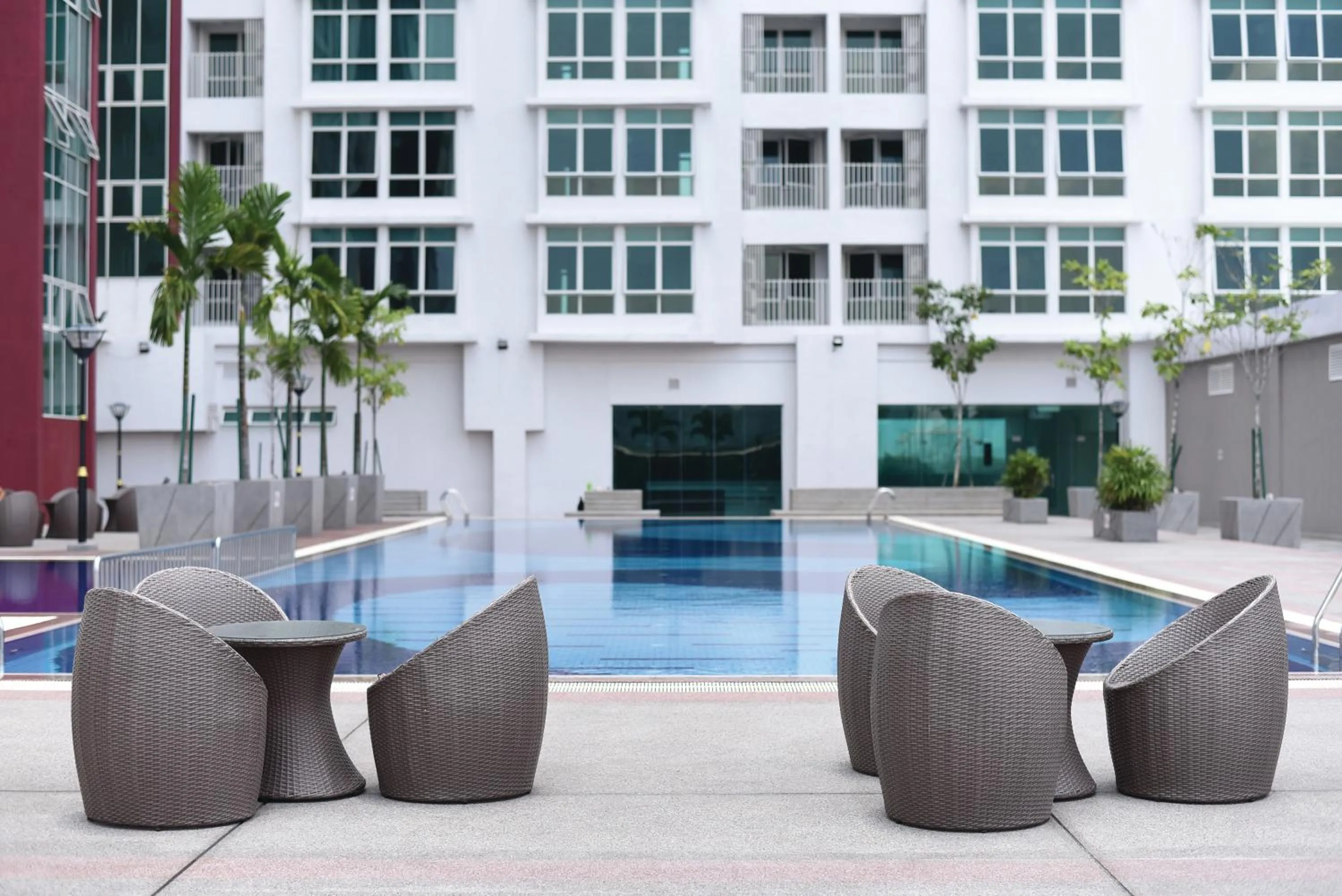 Swimming pool in UTM Hotel & Residence