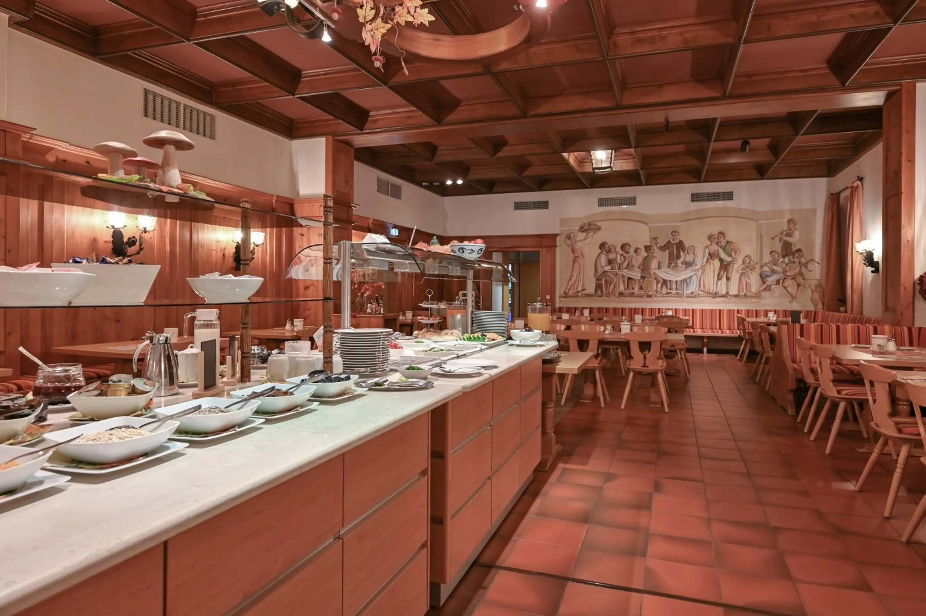 Buffet breakfast in Hotel Weinbauer