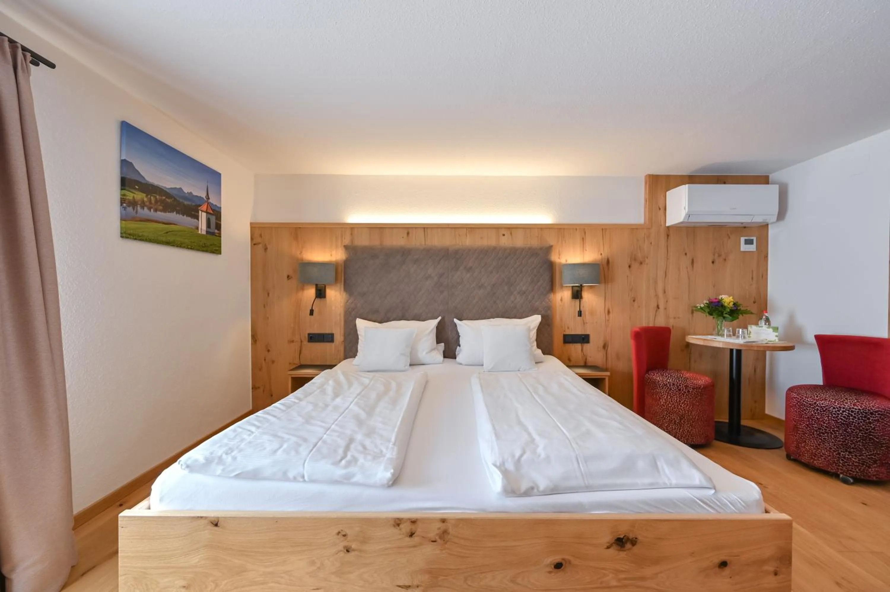 Bed in Hotel Weinbauer