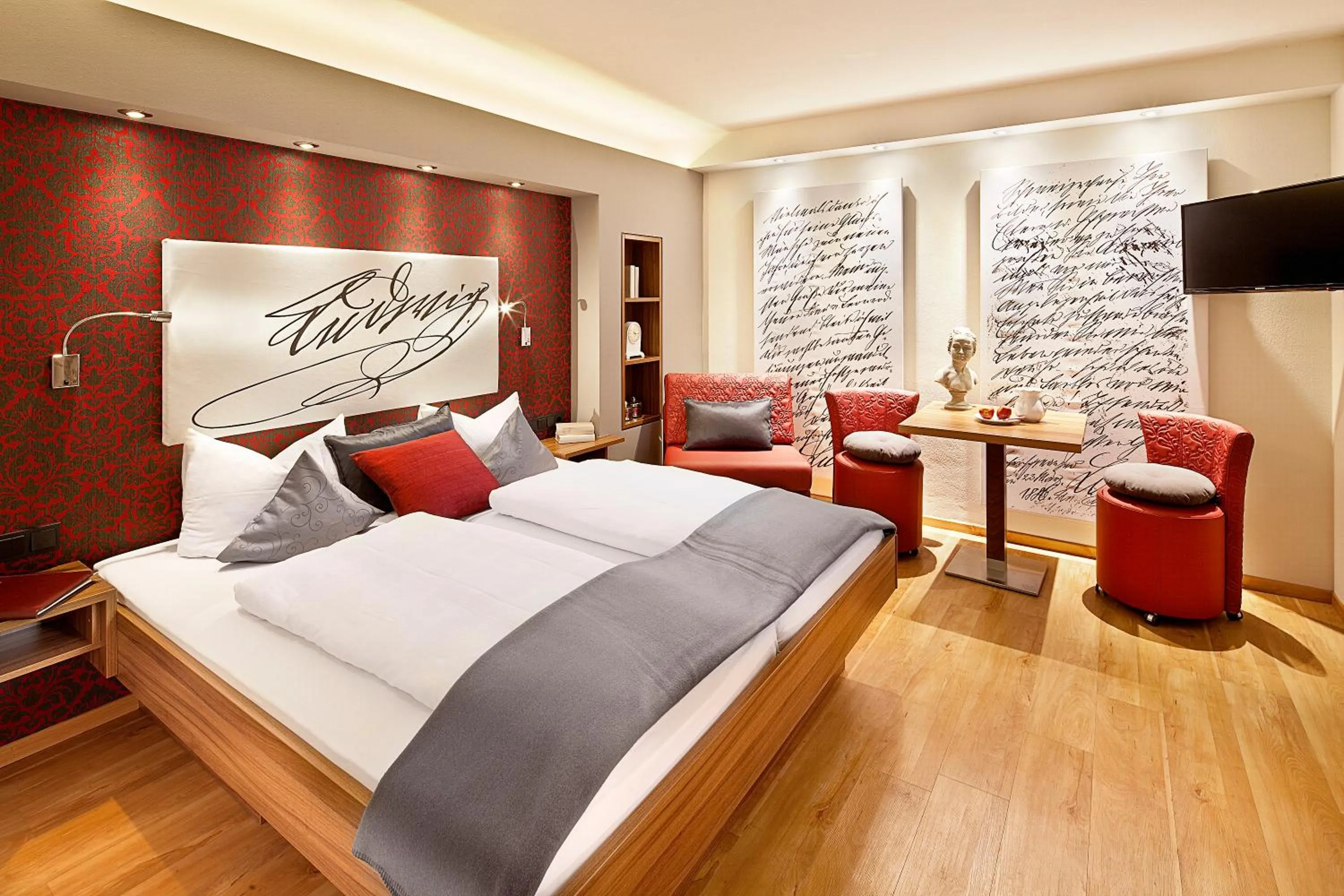 Photo of the whole room, Bed in Hotel Weinbauer