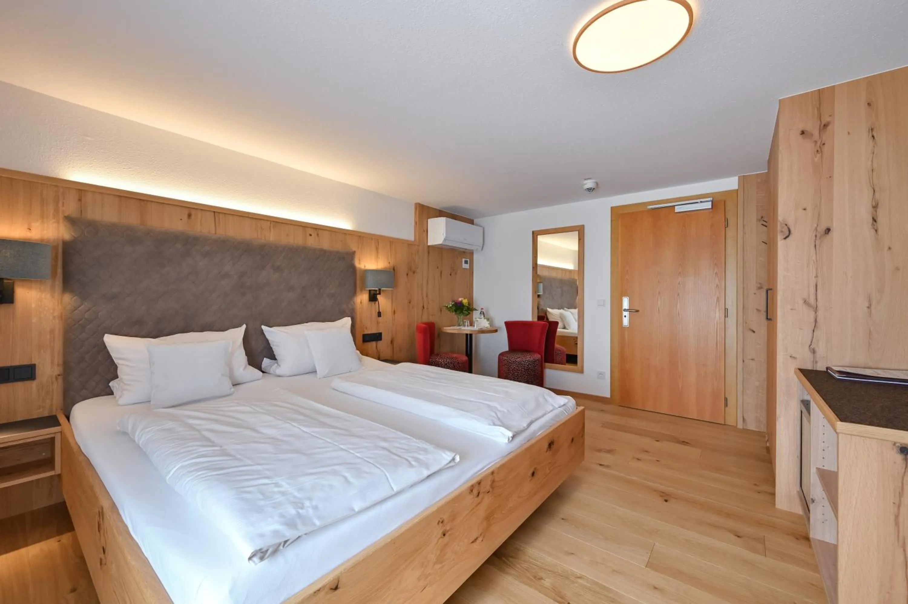 Bed in Hotel Weinbauer