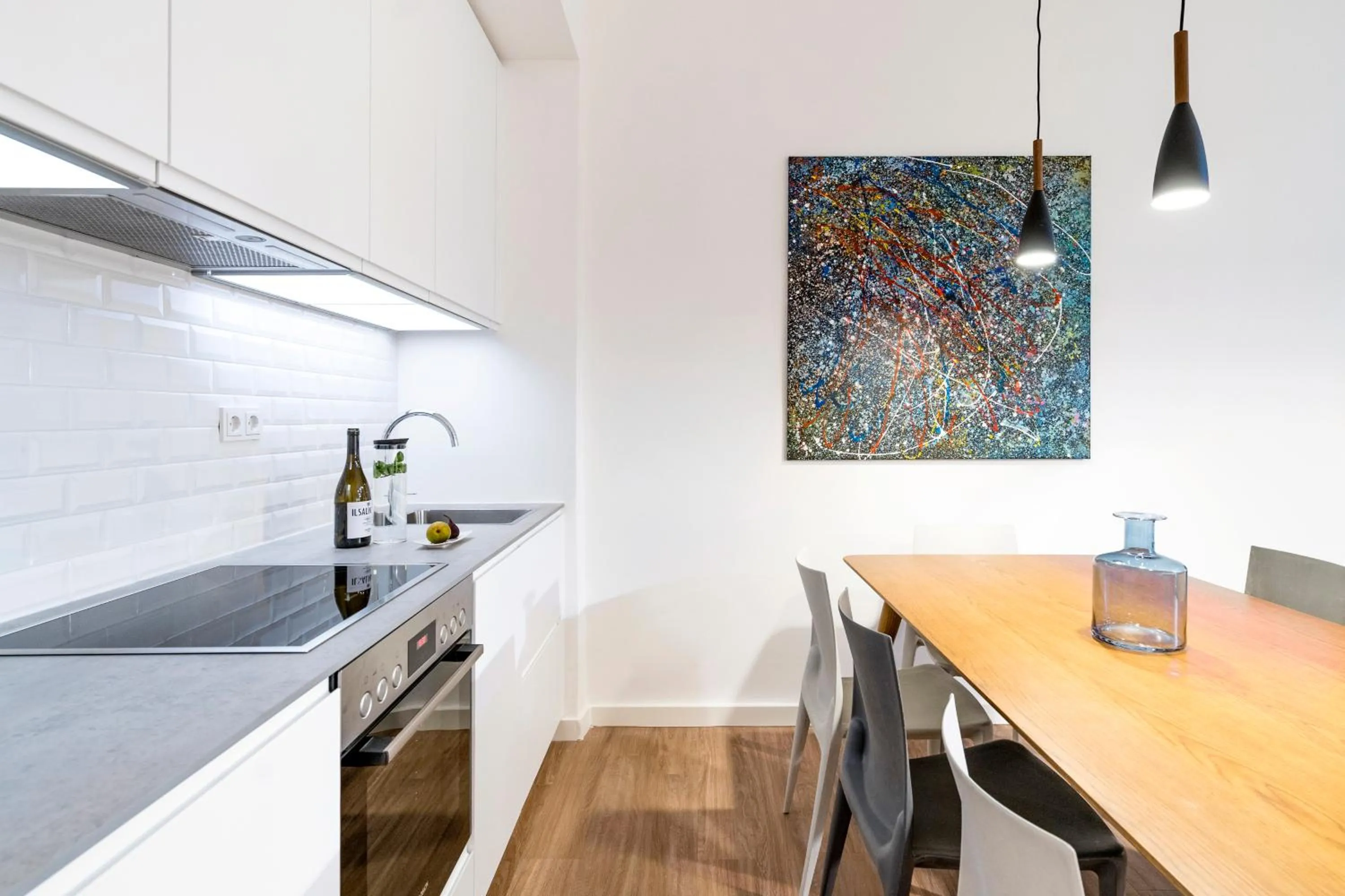 Kitchen or kitchenette in BENSIMON apartments Mitte/Wedding