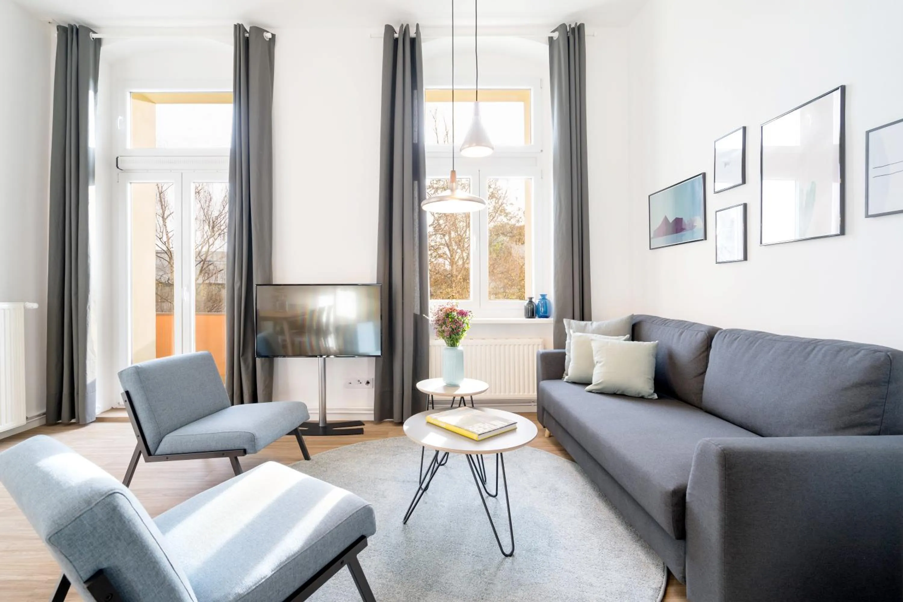Living room in BENSIMON apartments Mitte/Wedding