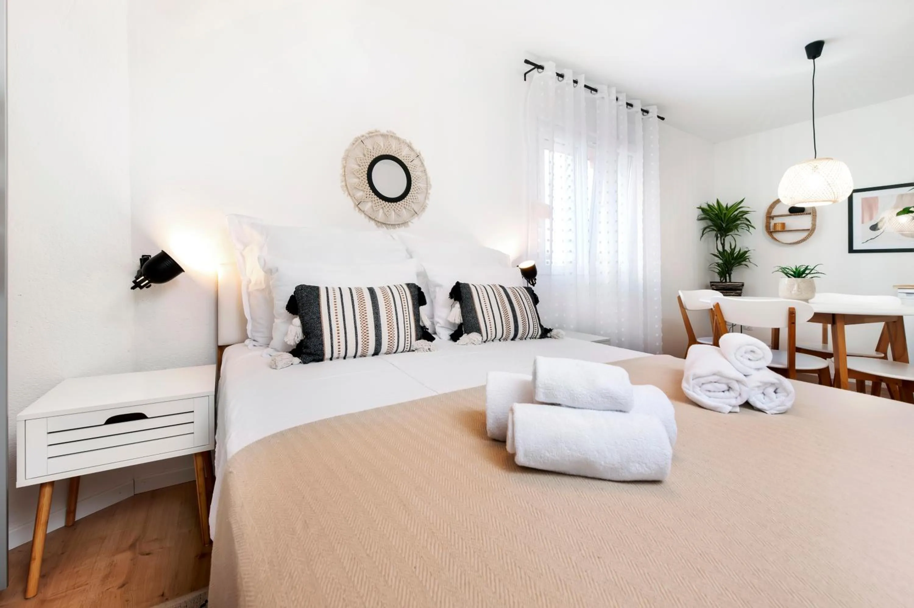 Bed in bed&breakfast Bohemian