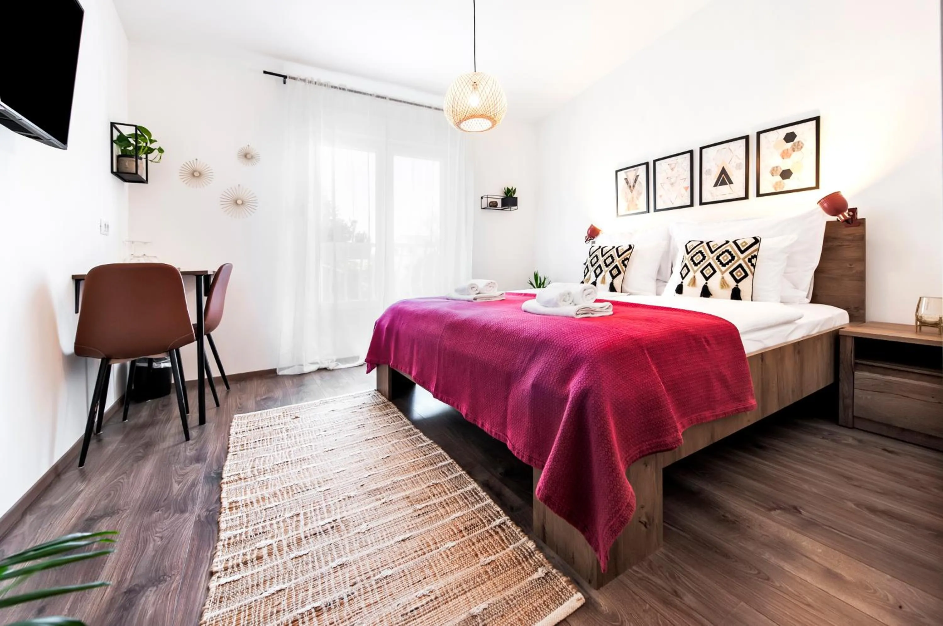 Bed in bed&breakfast Bohemian