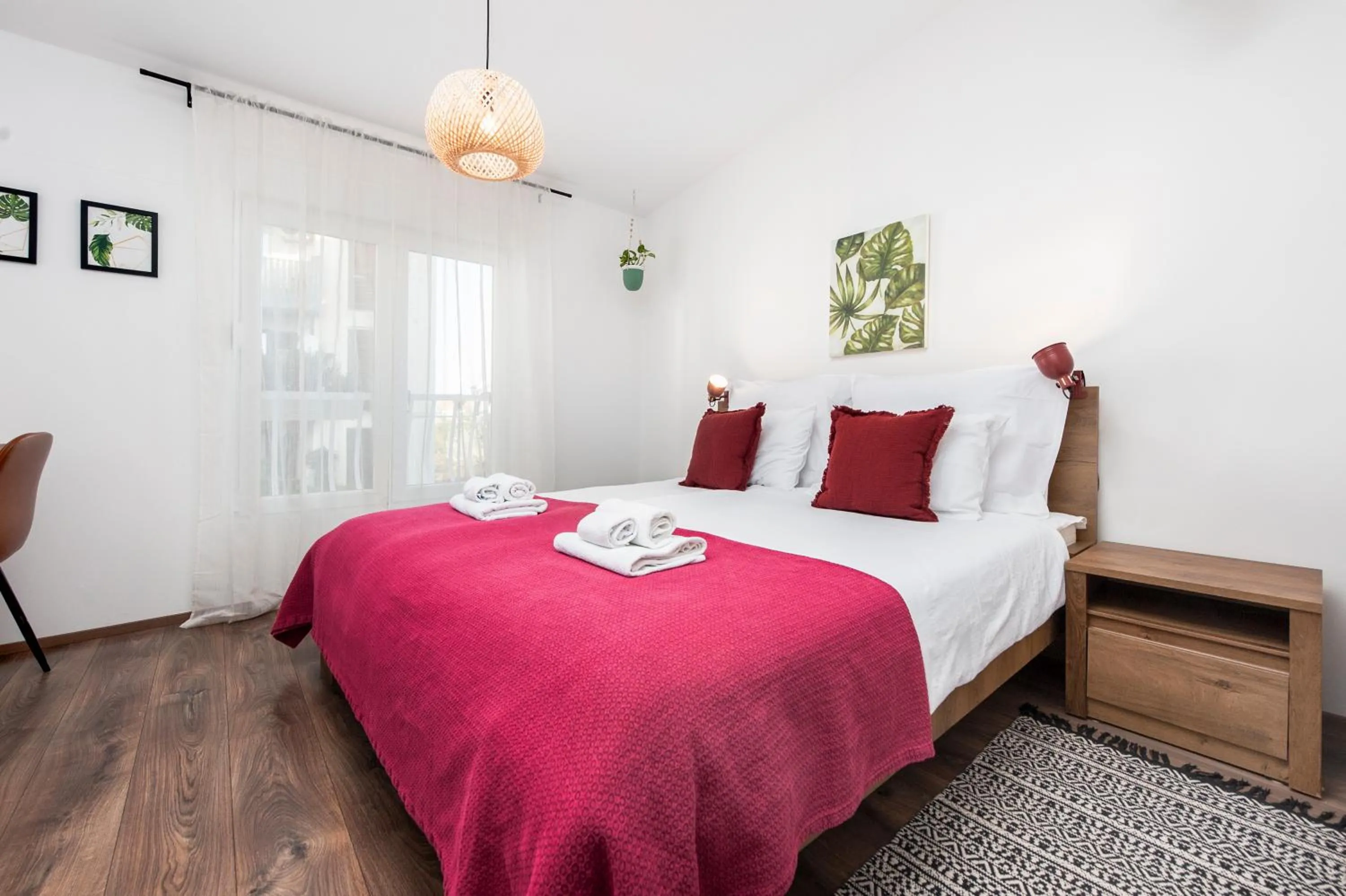 Bed in bed&breakfast Bohemian