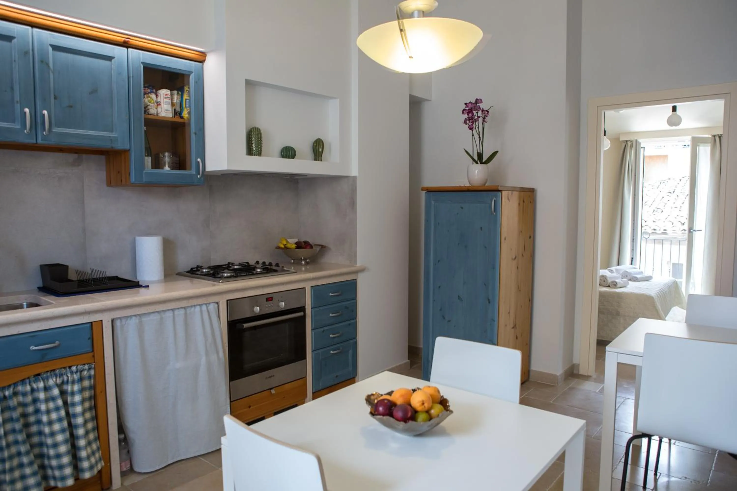 Kitchen or kitchenette in B&B Borgo Marinaro