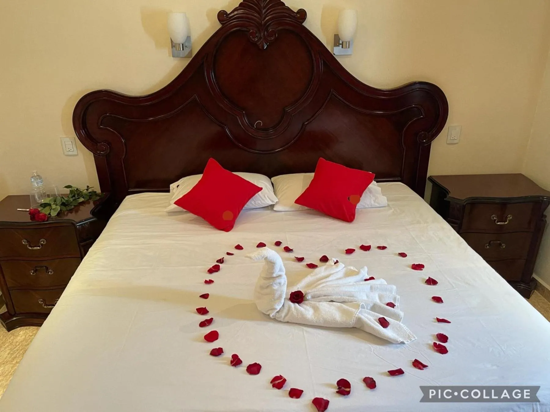 Bed in Hotel la finca