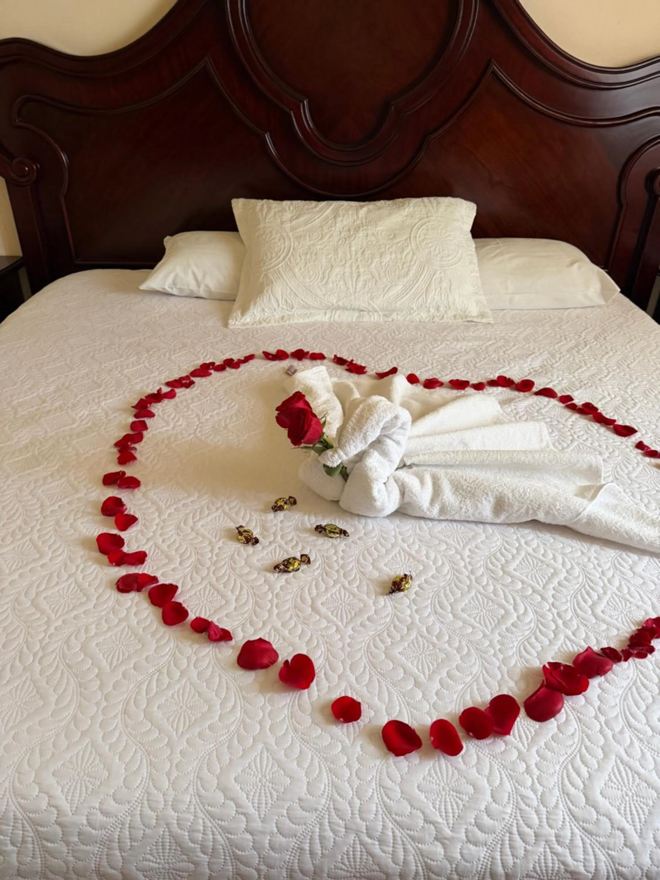 Bed in Hotel la finca