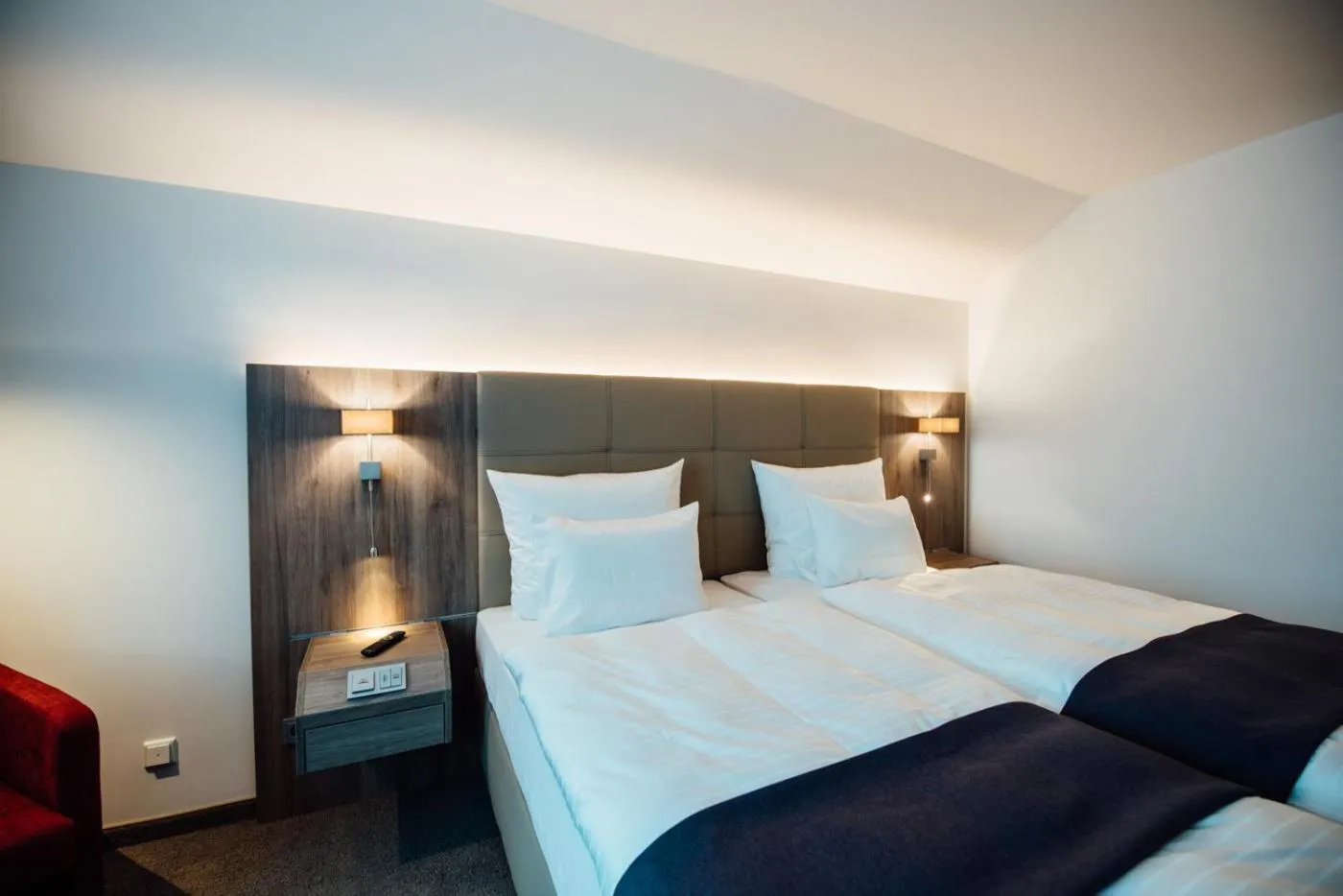 Bed in Hotel Schmachtendorf