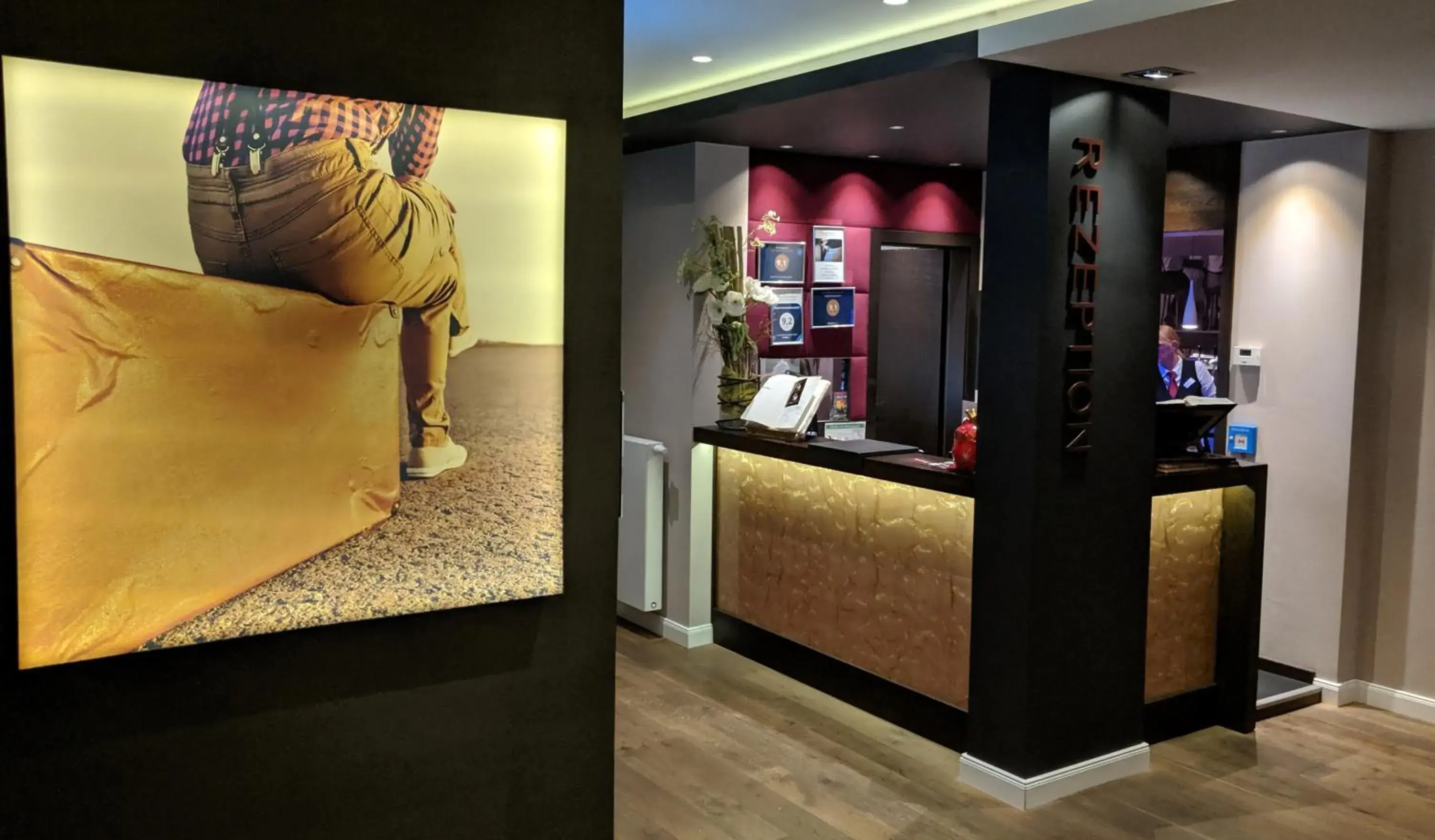 Lobby or reception in Hotel Schmachtendorf Lobby or reception in Hotel Schmachtendorf