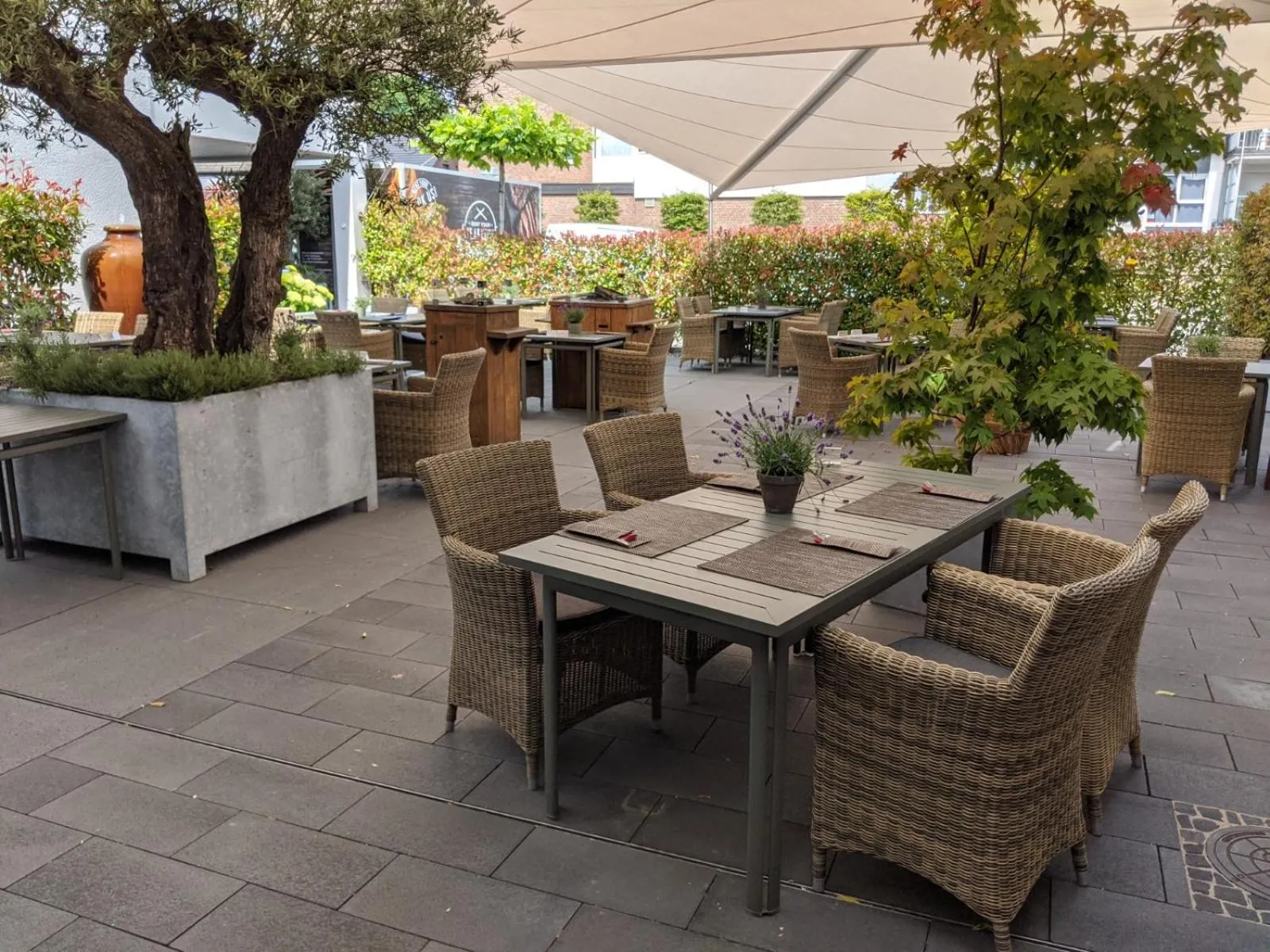 Patio in Hotel Schmachtendorf