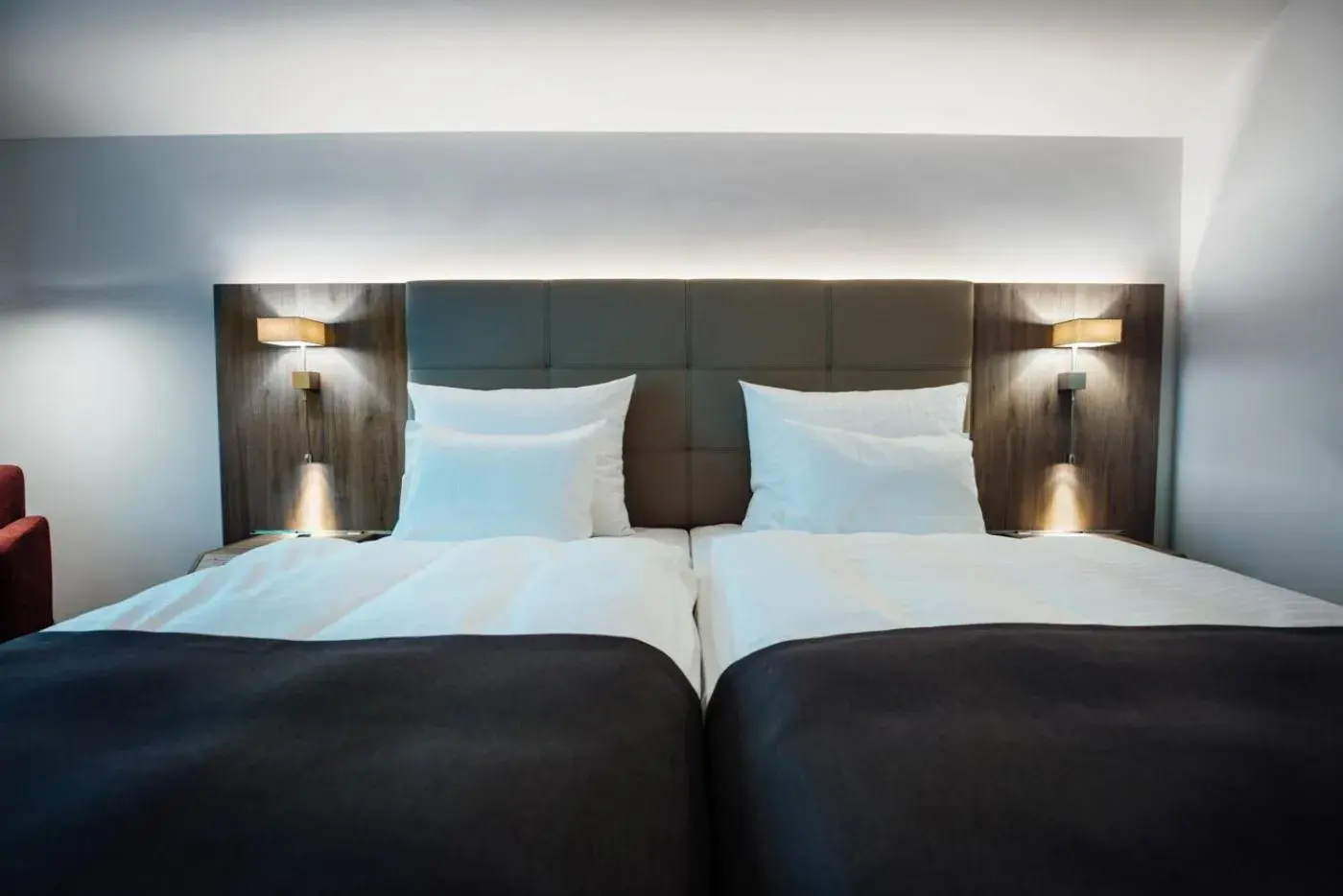 Bed in Hotel Schmachtendorf Bed in Hotel Schmachtendorf