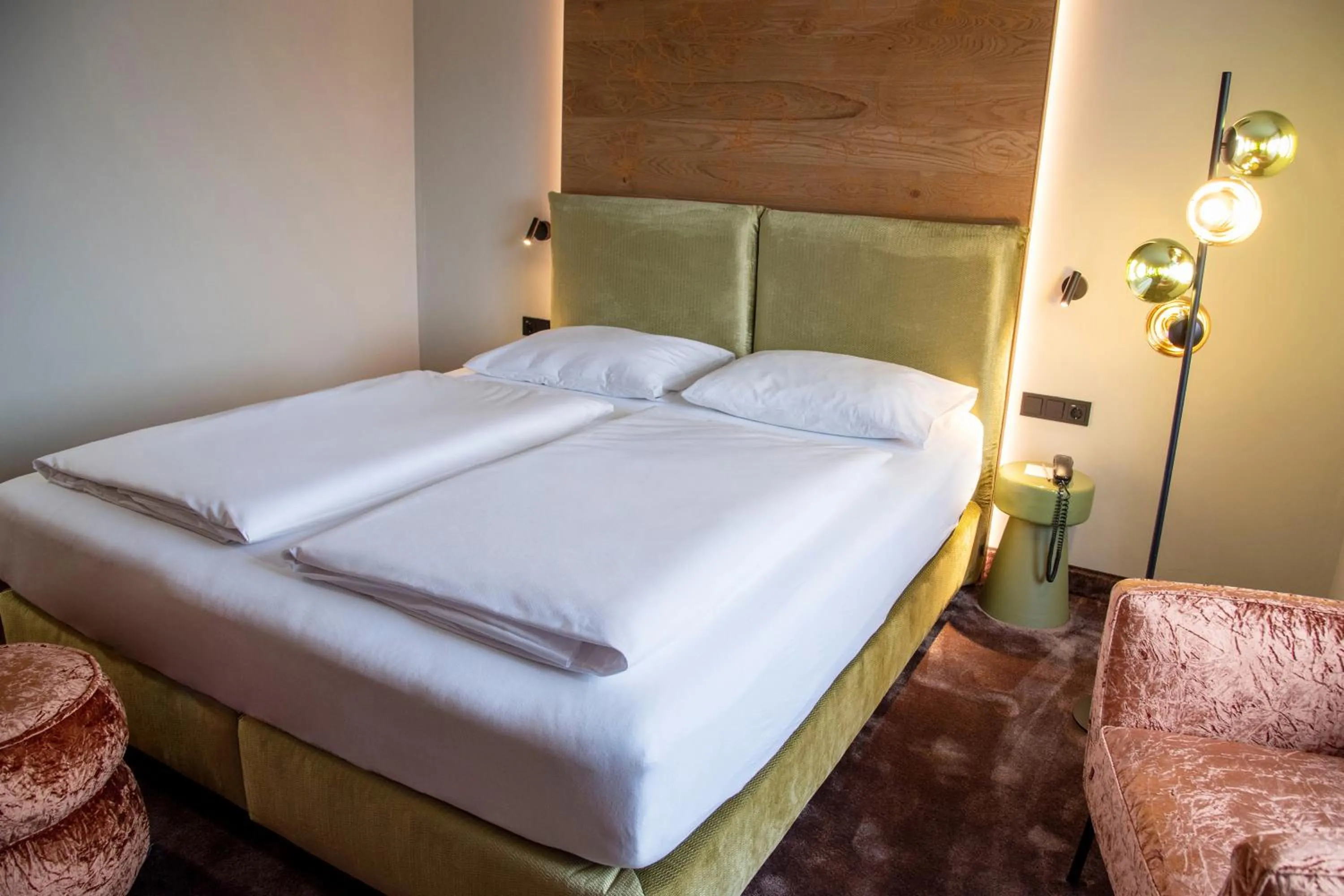 Bed in Ringhotel Reubel