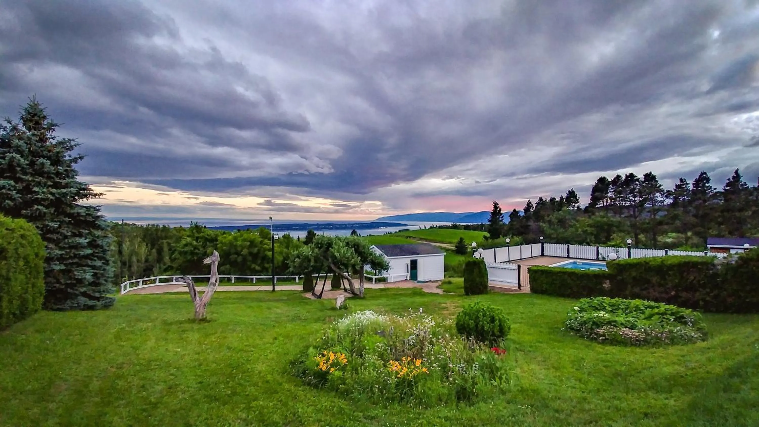 View (from property/room) in Auberge de nos Aieux