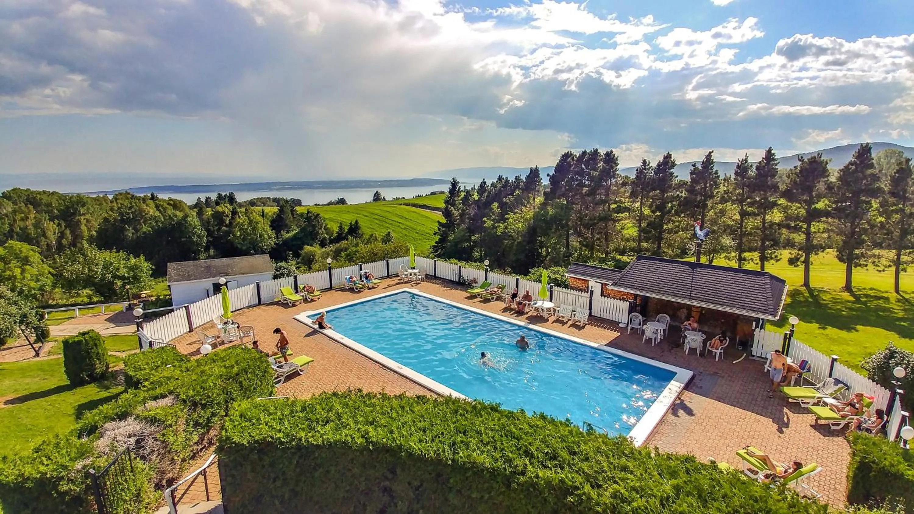 View (from property/room) in Auberge de nos Aieux