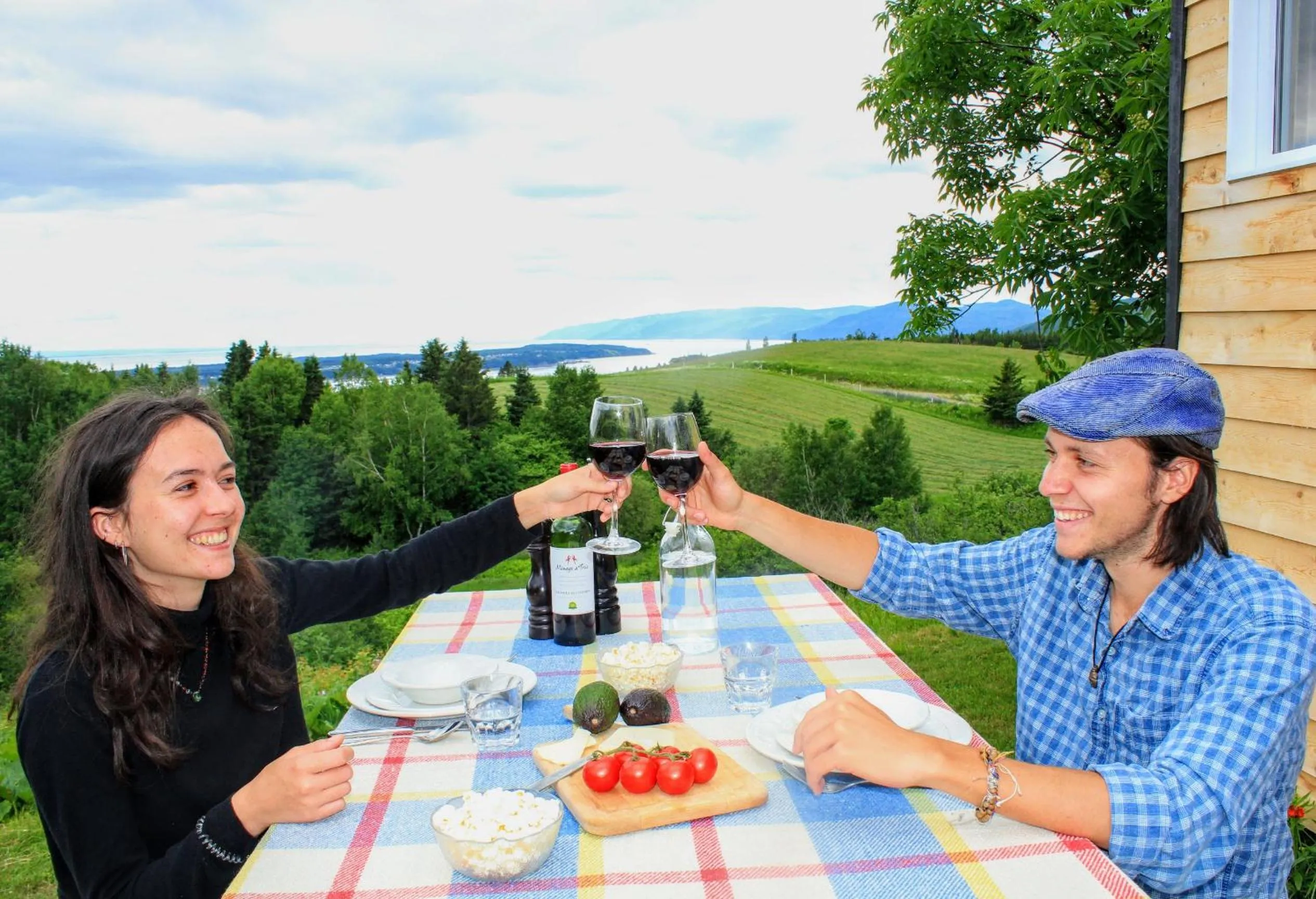 View (from property/room) in Auberge de nos Aieux