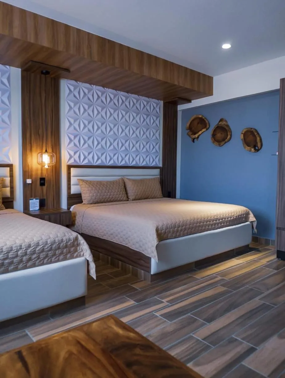 Bed in Hotel San Carlos