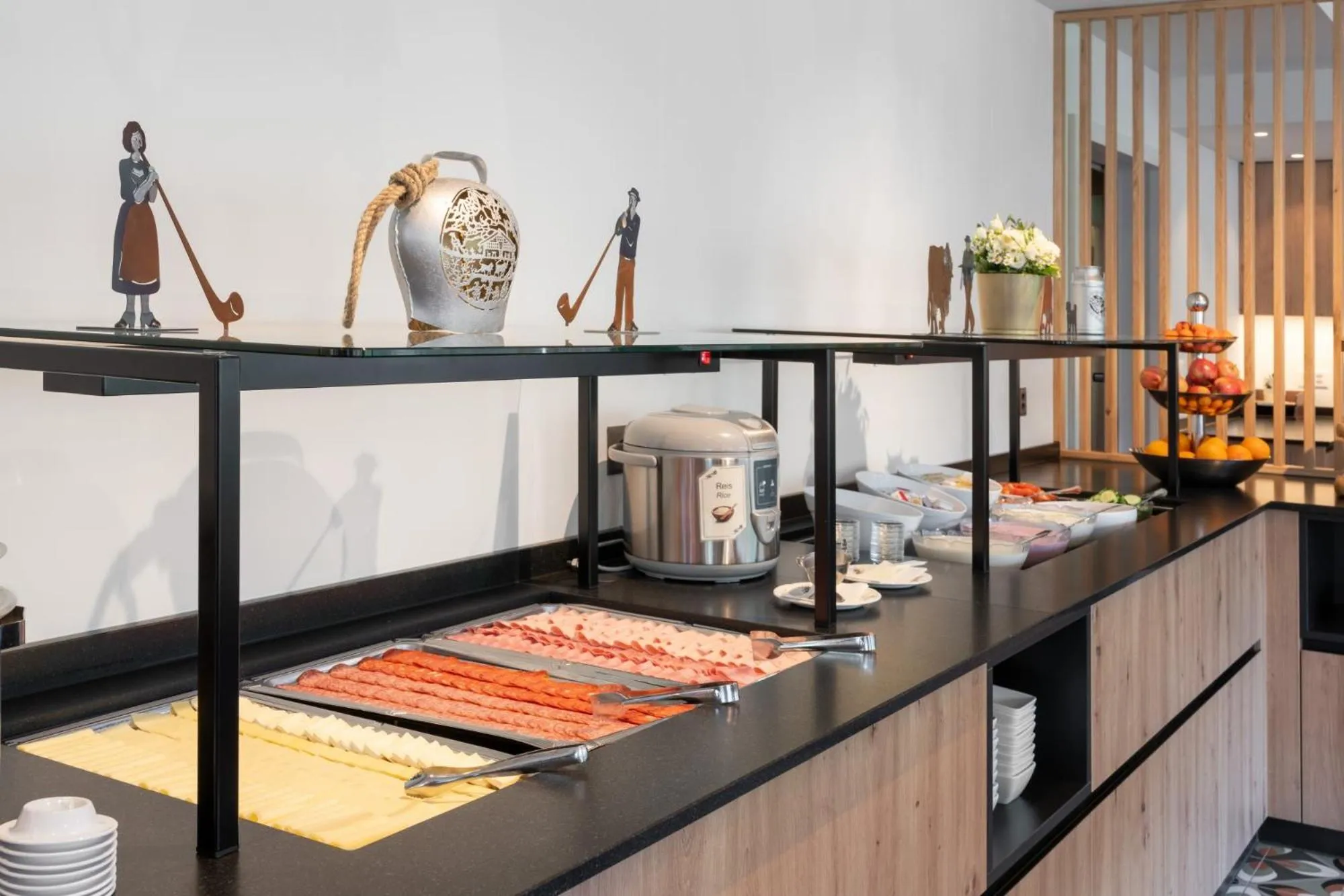 Breakfast in Jungfrau Lodge, Swiss Mountain Hotel