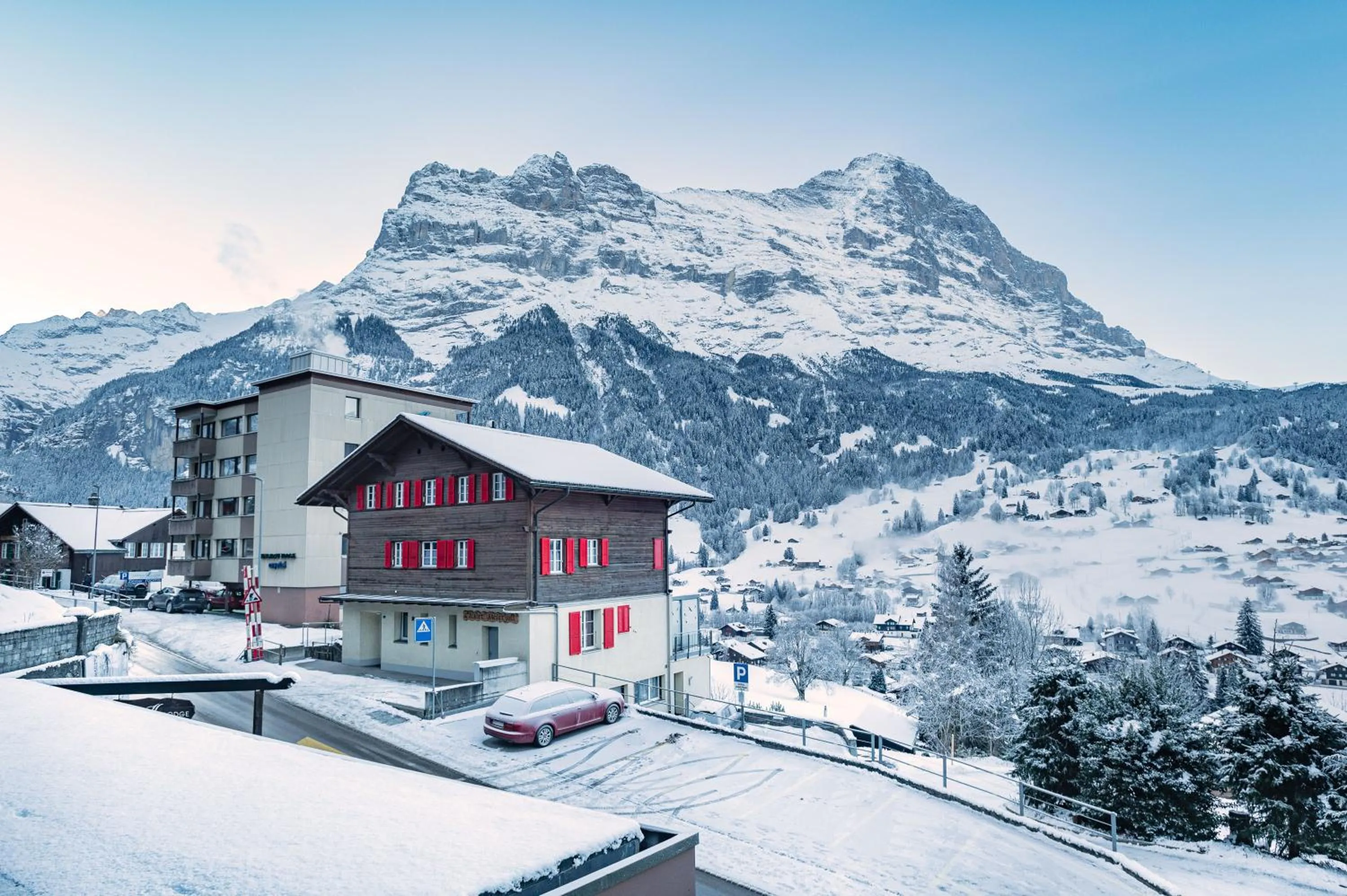 Mountain view in Jungfrau Lodge, Swiss Mountain Hotel