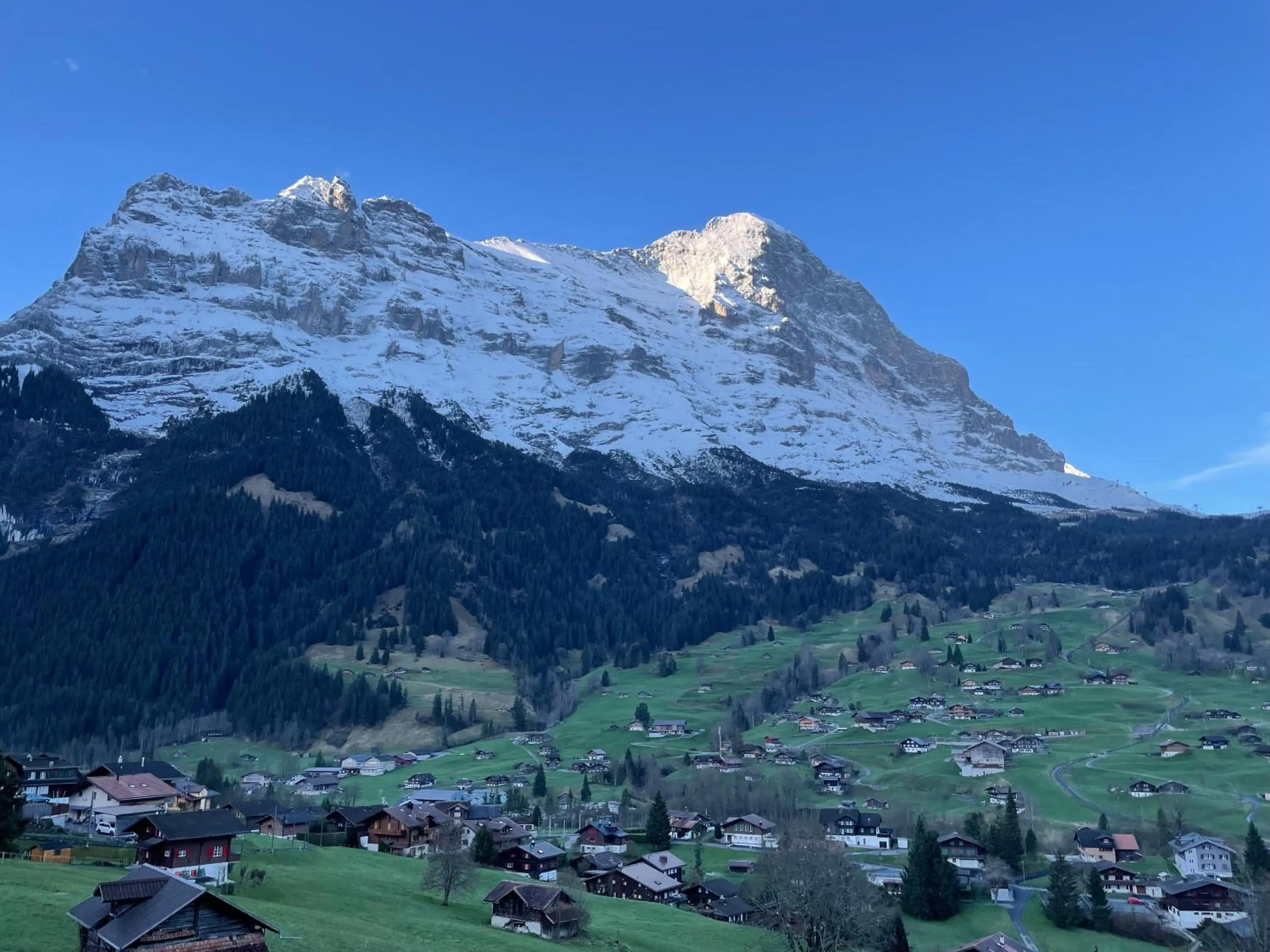 Mountain view in Jungfrau Lodge, Swiss Mountain Hotel
