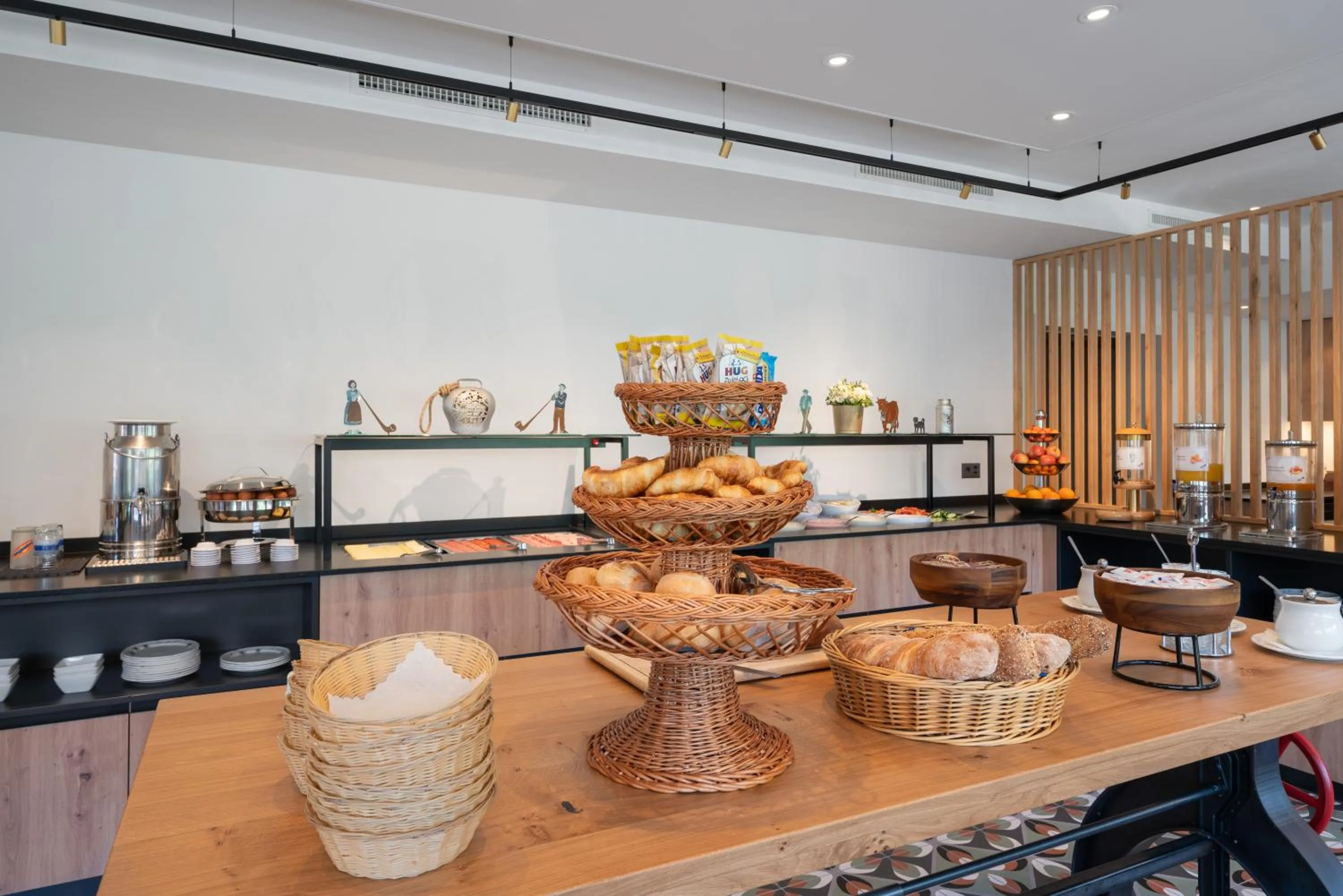 Buffet breakfast in Jungfrau Lodge, Swiss Mountain Hotel