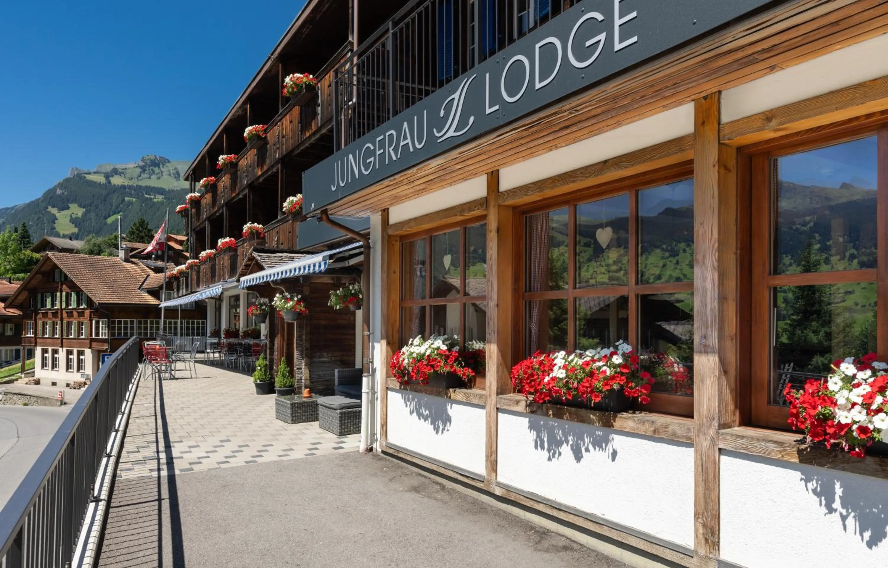 Property building in Jungfrau Lodge, Swiss Mountain Hotel
