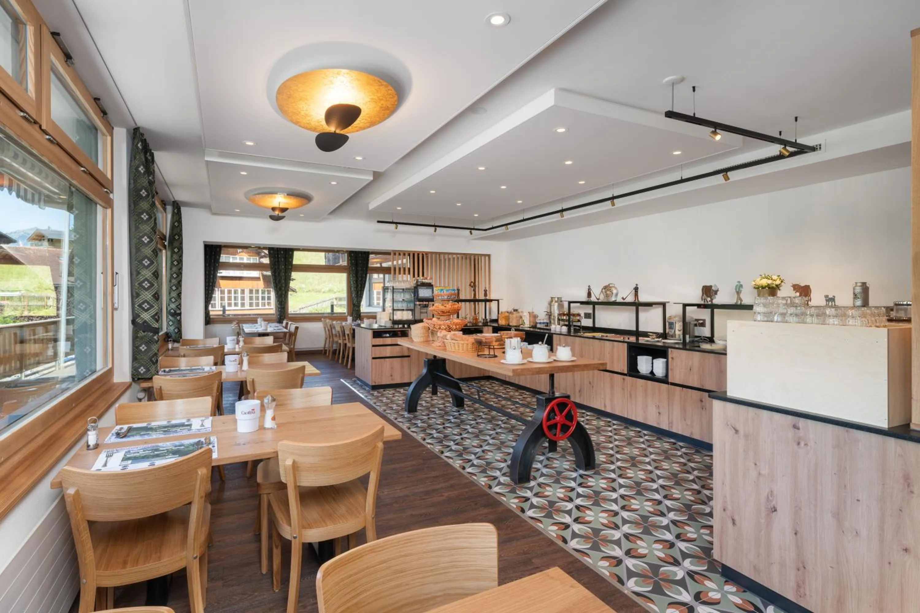 Lobby or reception in Jungfrau Lodge, Swiss Mountain Hotel