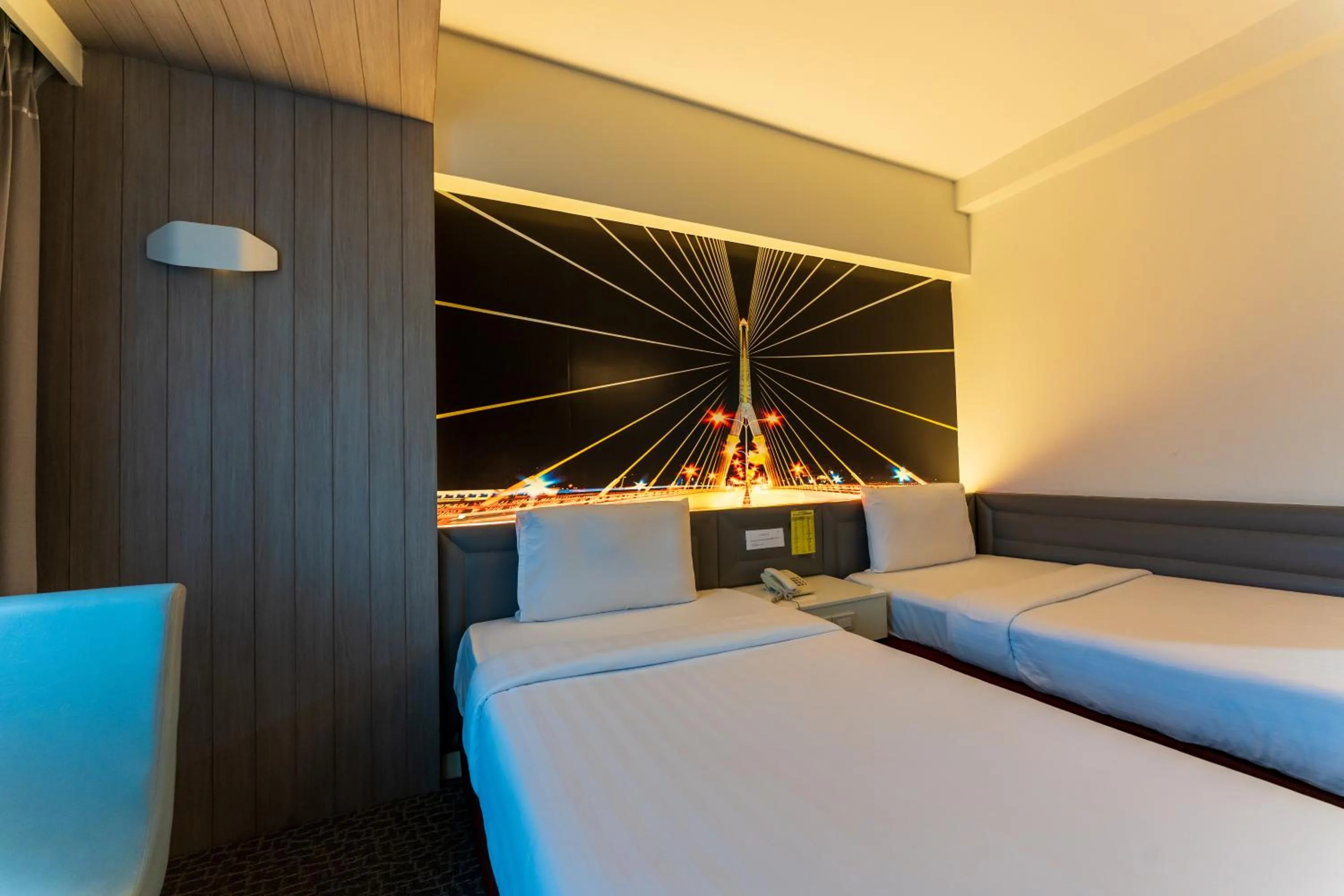 Bed in Royal Delight Hotel