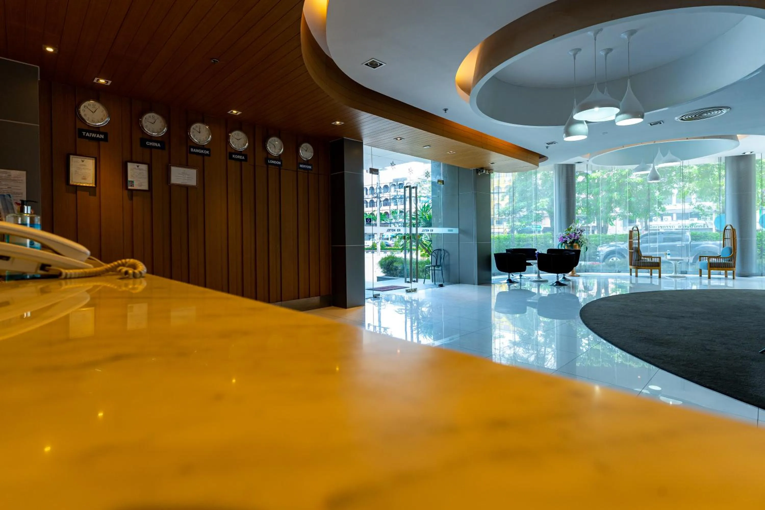 Lobby or reception in Royal Delight Hotel