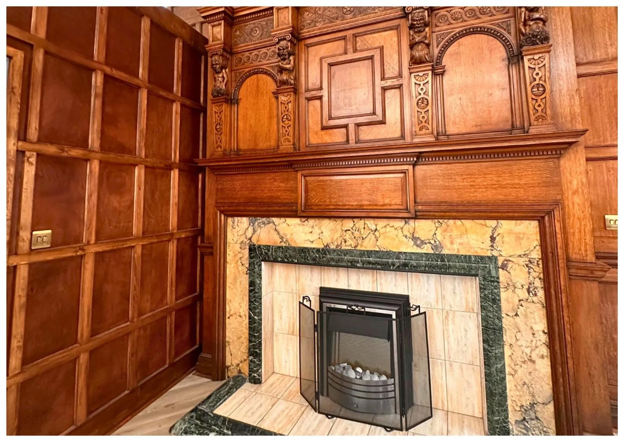 fireplace in 16 Queen Avenue Collection by Happy Days