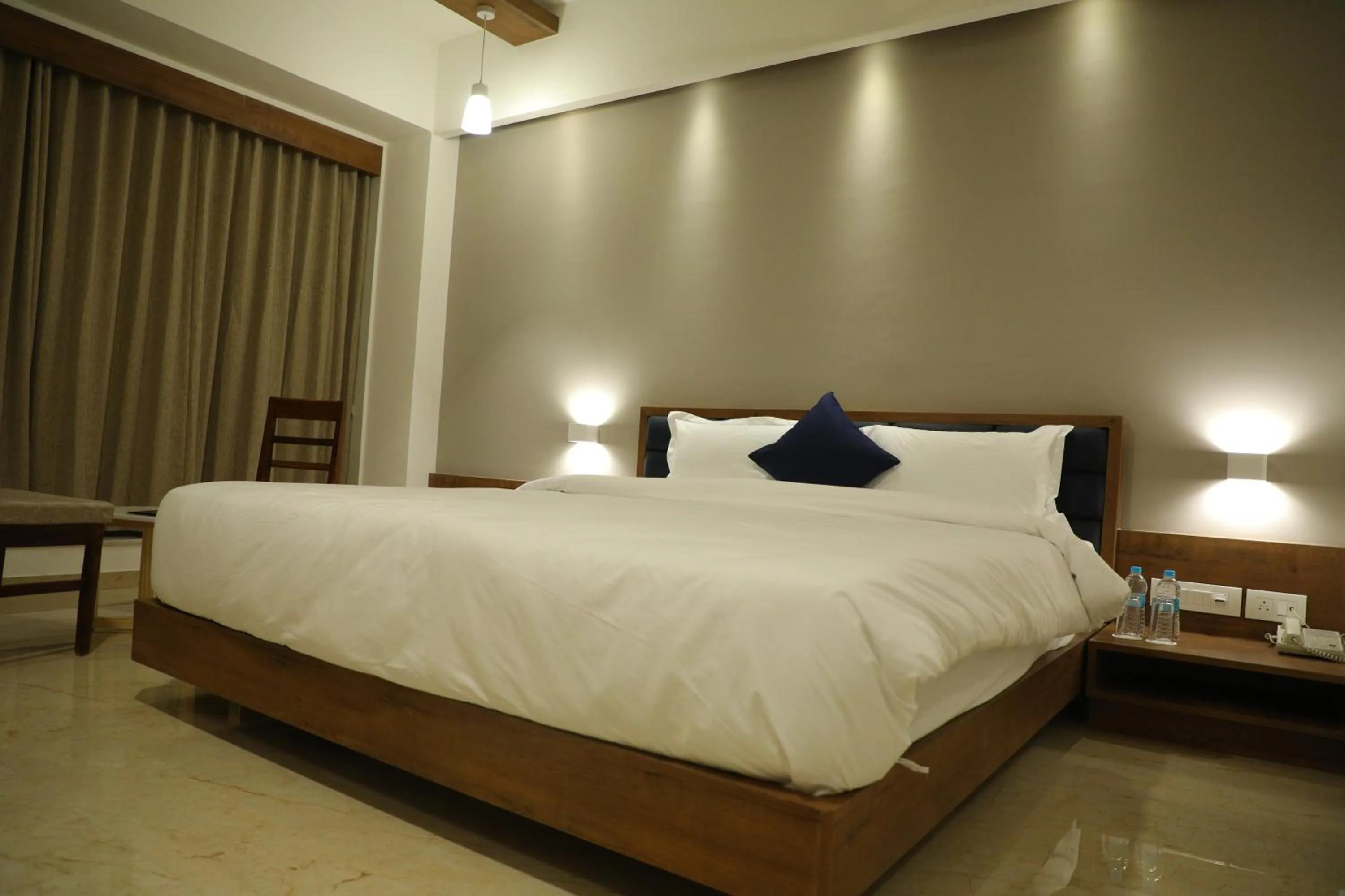 Bed in VITS The Somnath Gateway
