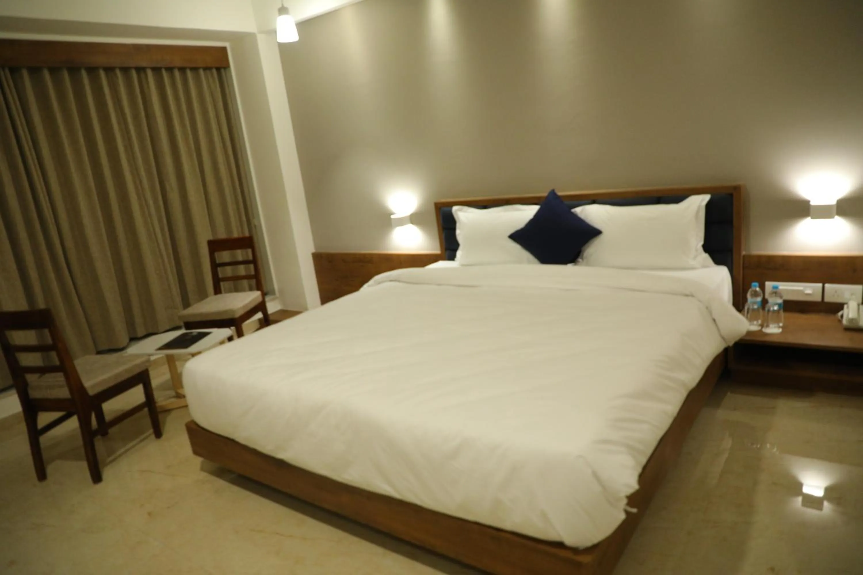 Bed in VITS The Somnath Gateway