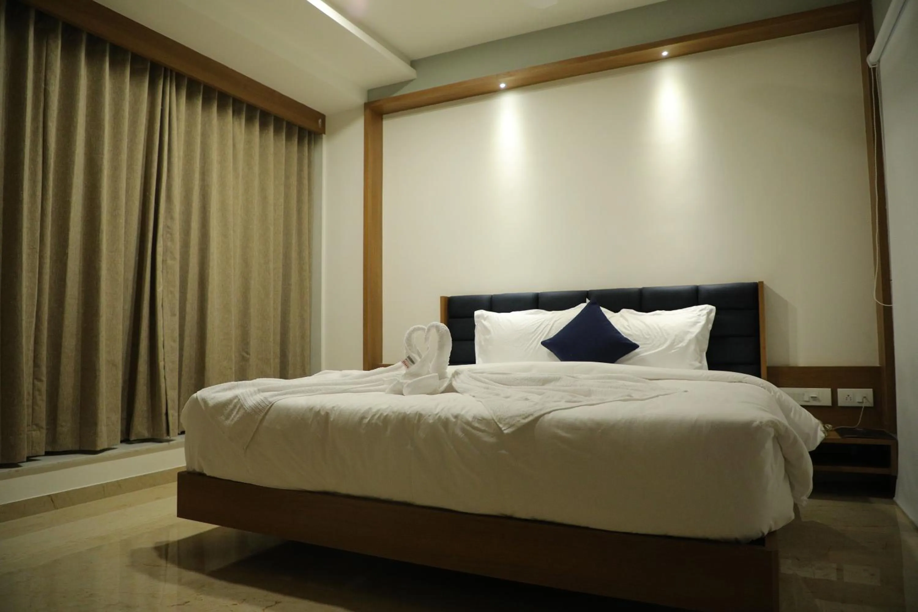 Bed in VITS The Somnath Gateway