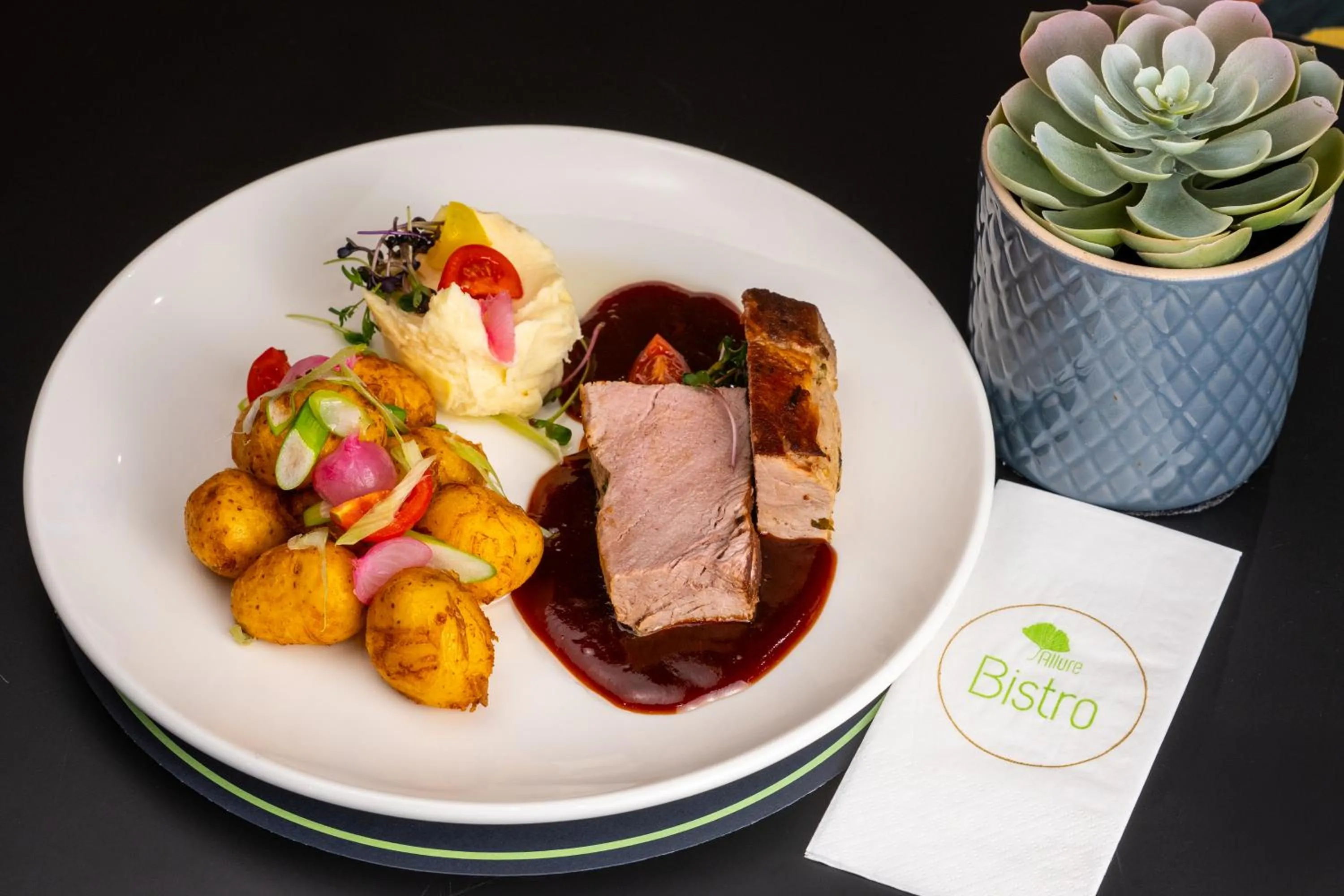 Food close-up in Allure Hotel & Spa