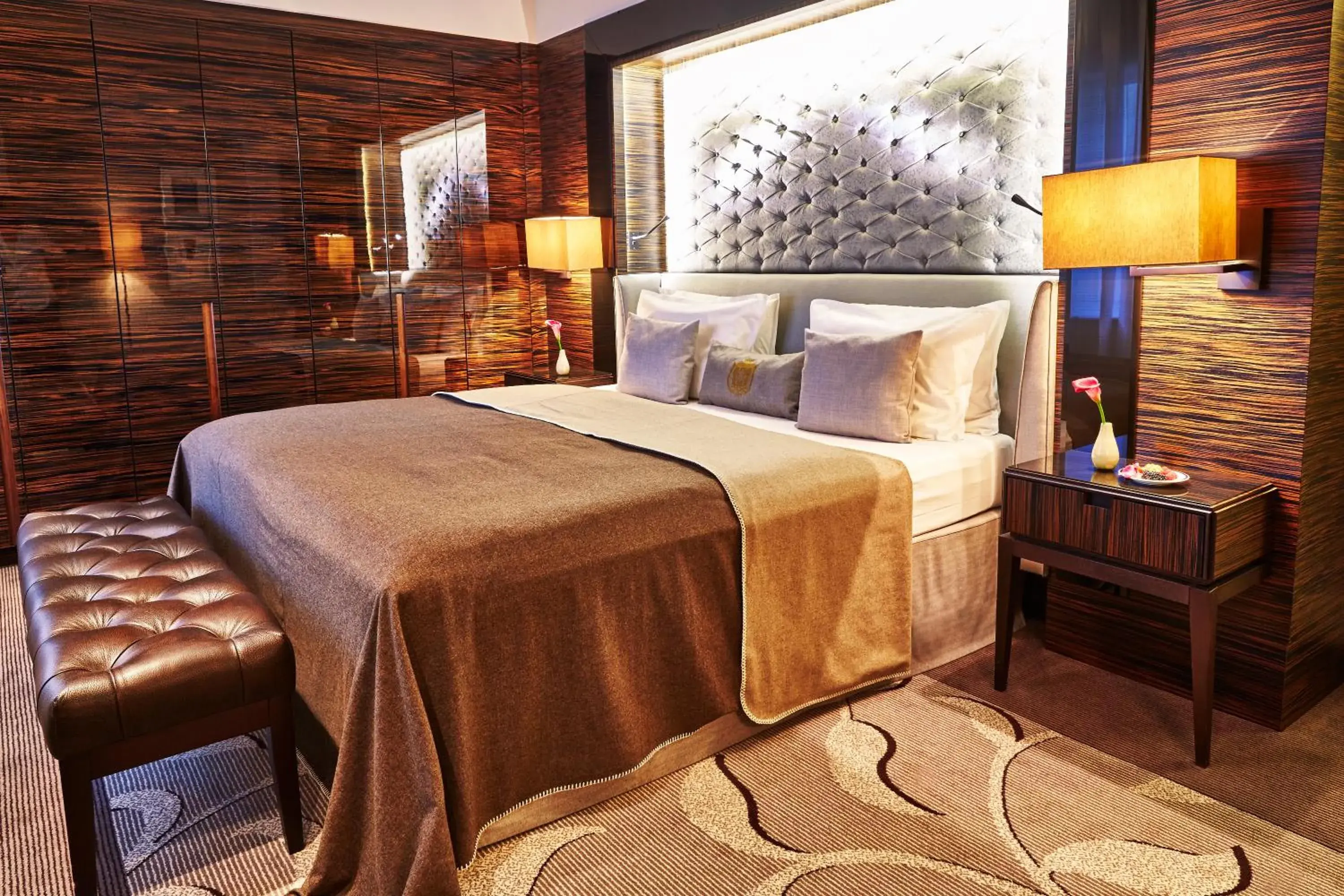 Bed in Steigenberger Icon Frankfurter Hof Bed in Steigenberger Icon Frankfurter Hof