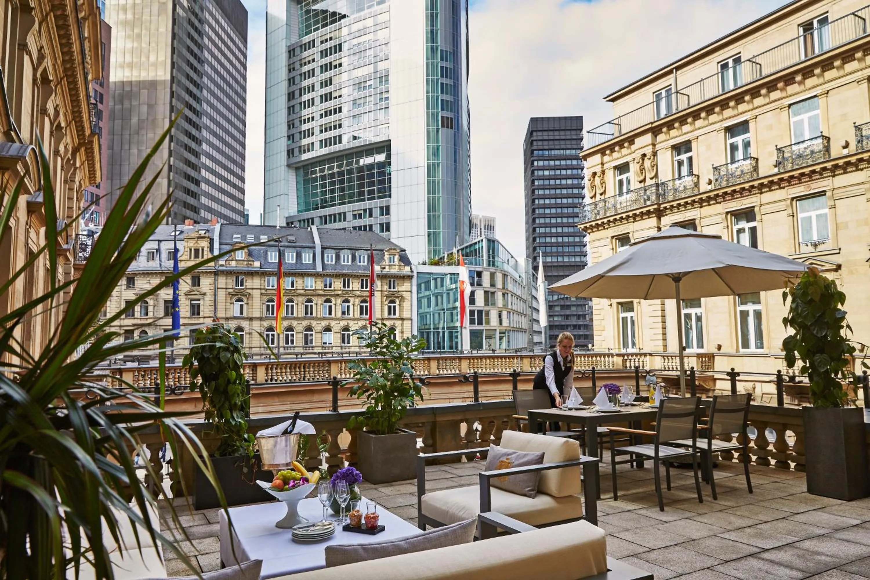 Patio in Steigenberger Icon Frankfurter Hof