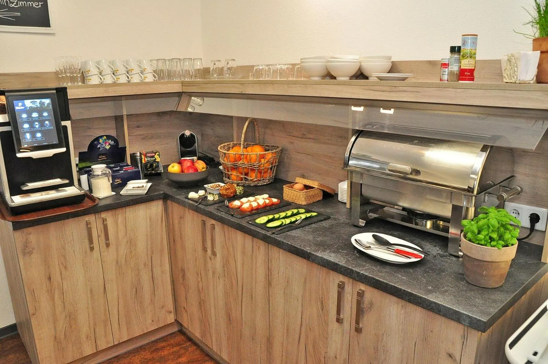 Food and drinks in Hotel Am Martinsberg